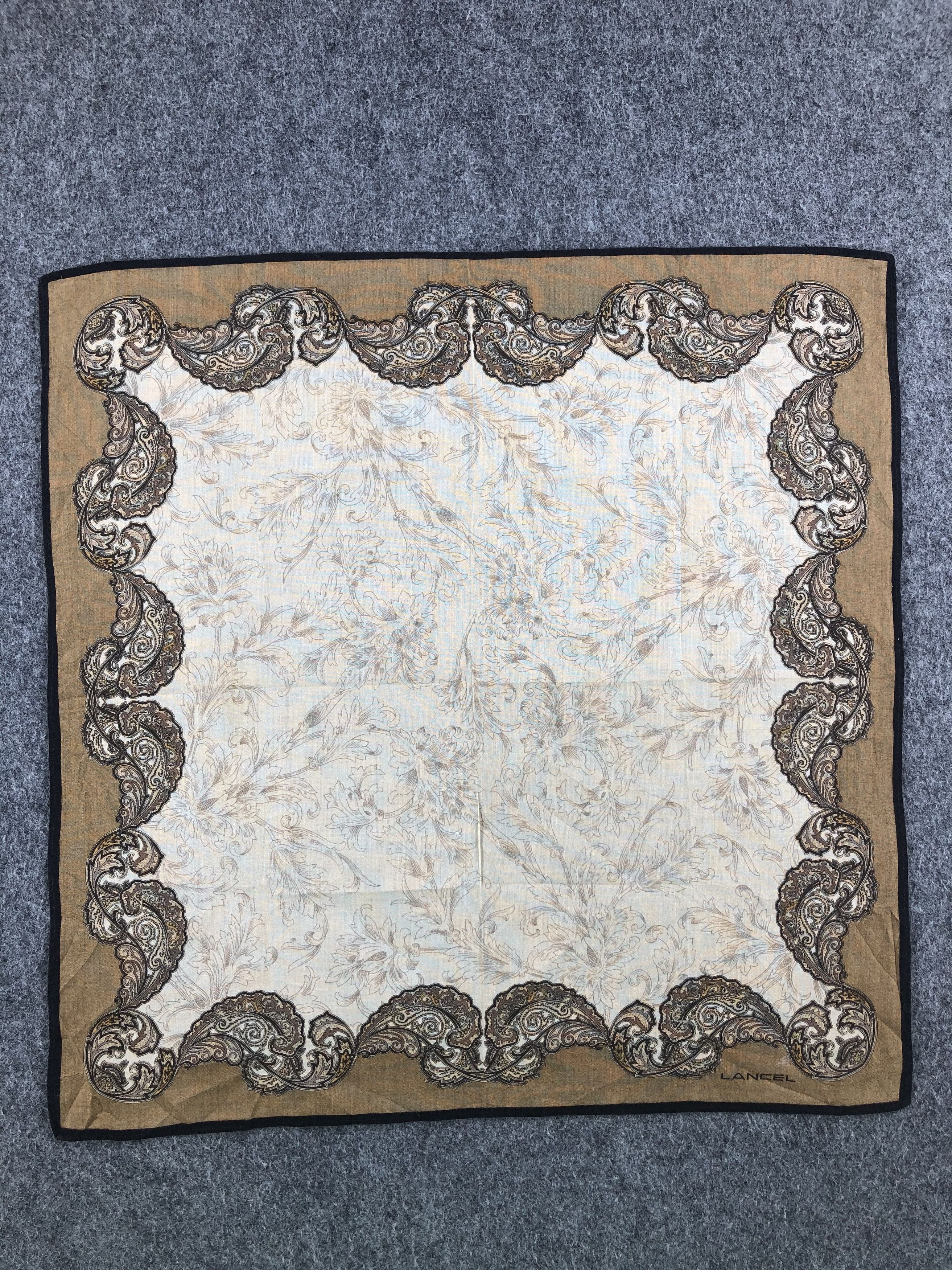 Lancel Vintage Lancel Handkerchief / Bandana / Neckerchief Size ONE SIZE - 3 Thumbnail
