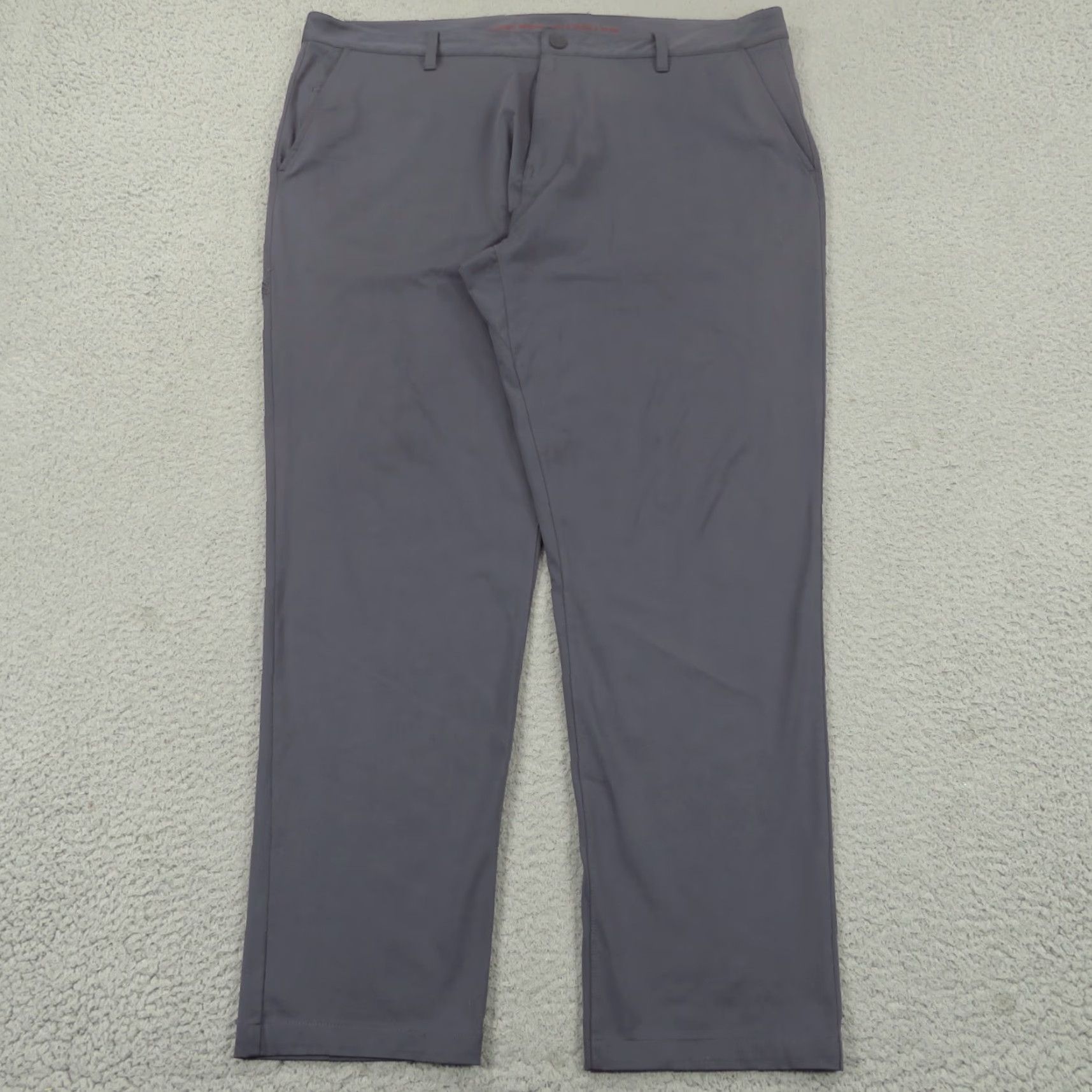 Rhone Rhone Pants Mens 40x30 Grey Commuter Slim Golf Stretch Performance Chinos Flex Size US 40 / EU 56 - 4 Thumbnail