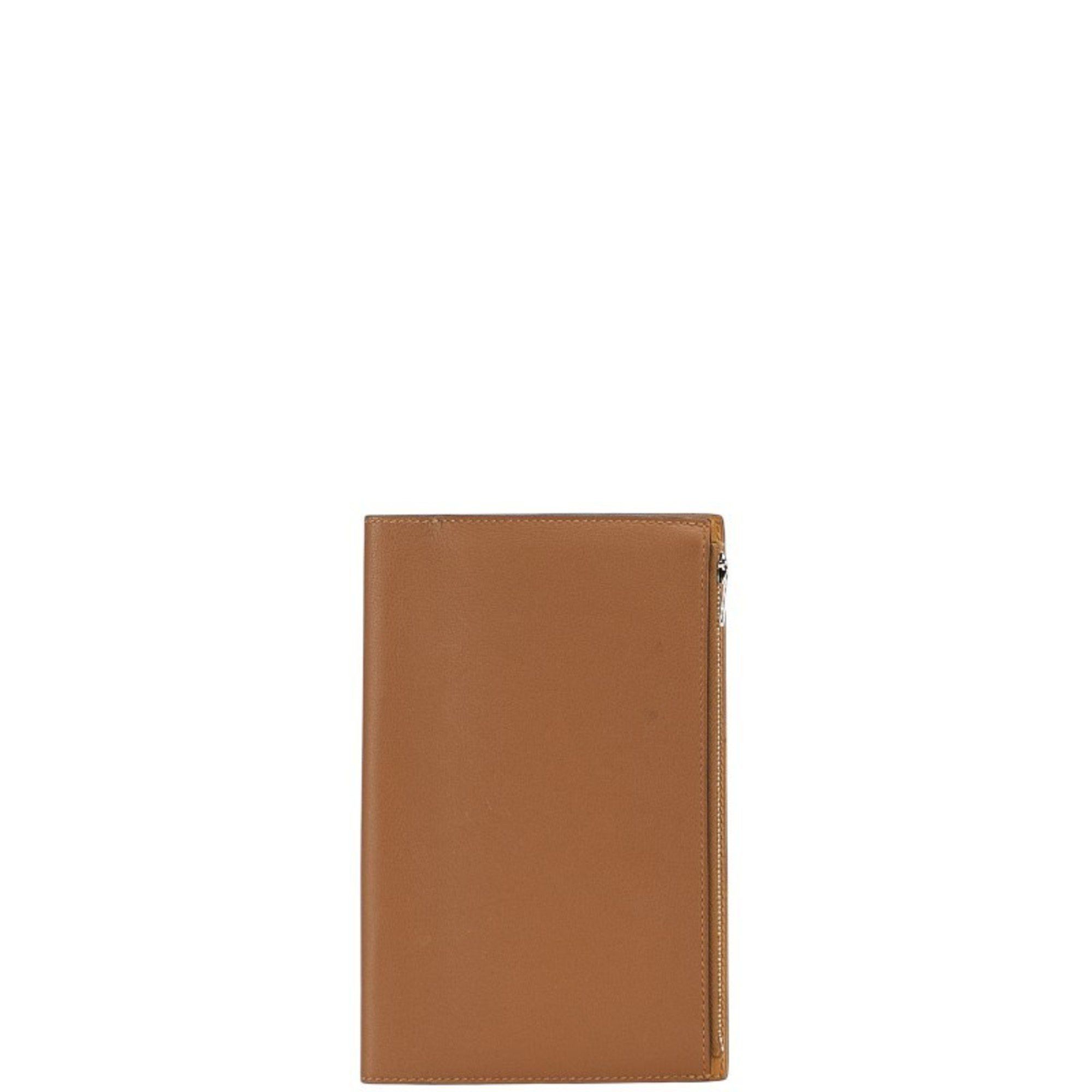 Hermes Hermès EA Zip PM Notepad Cover in Etoupe Swift Leather for Women
