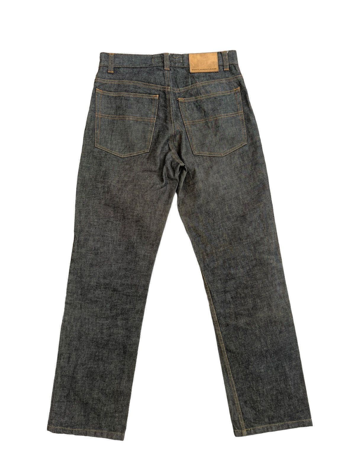 Yves Saint Laurent Vintage YSL Saint Laurent Jeans Grey Denim Jeans Size US 30 / EU 46 - 2 Thumbnail