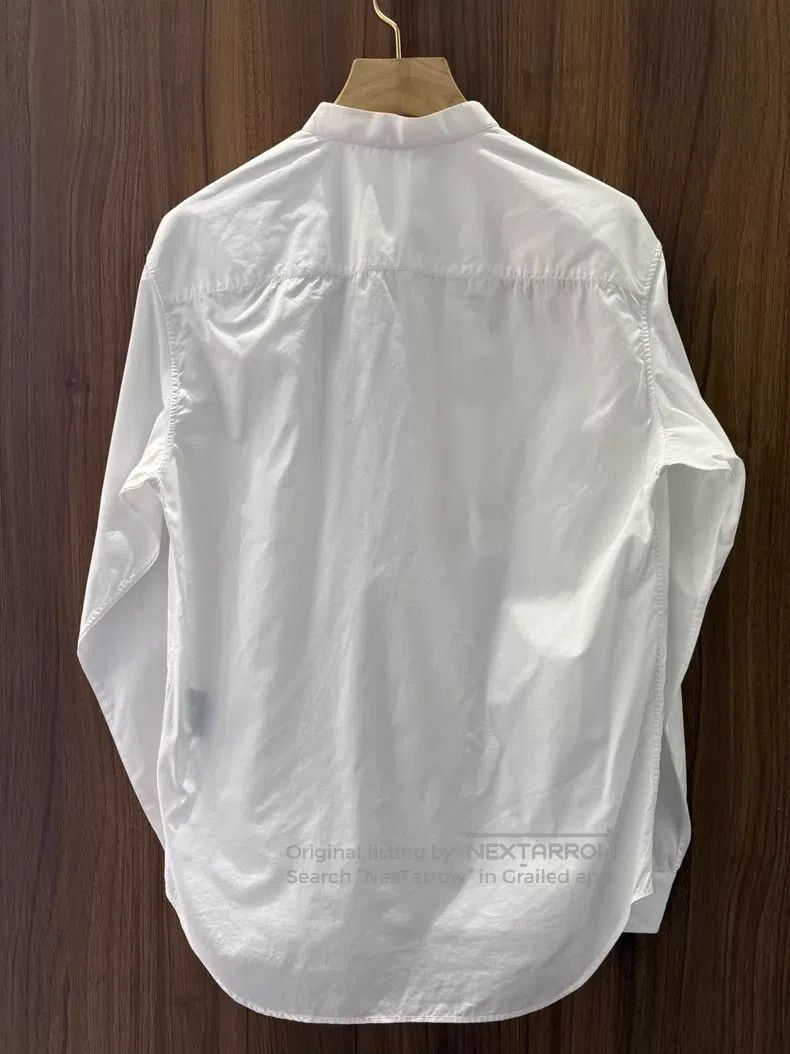 Dior Dior Size 37 White stand-up collar long-sleeved shirt Size US XXS / EU 40 - 2 Thumbnail
