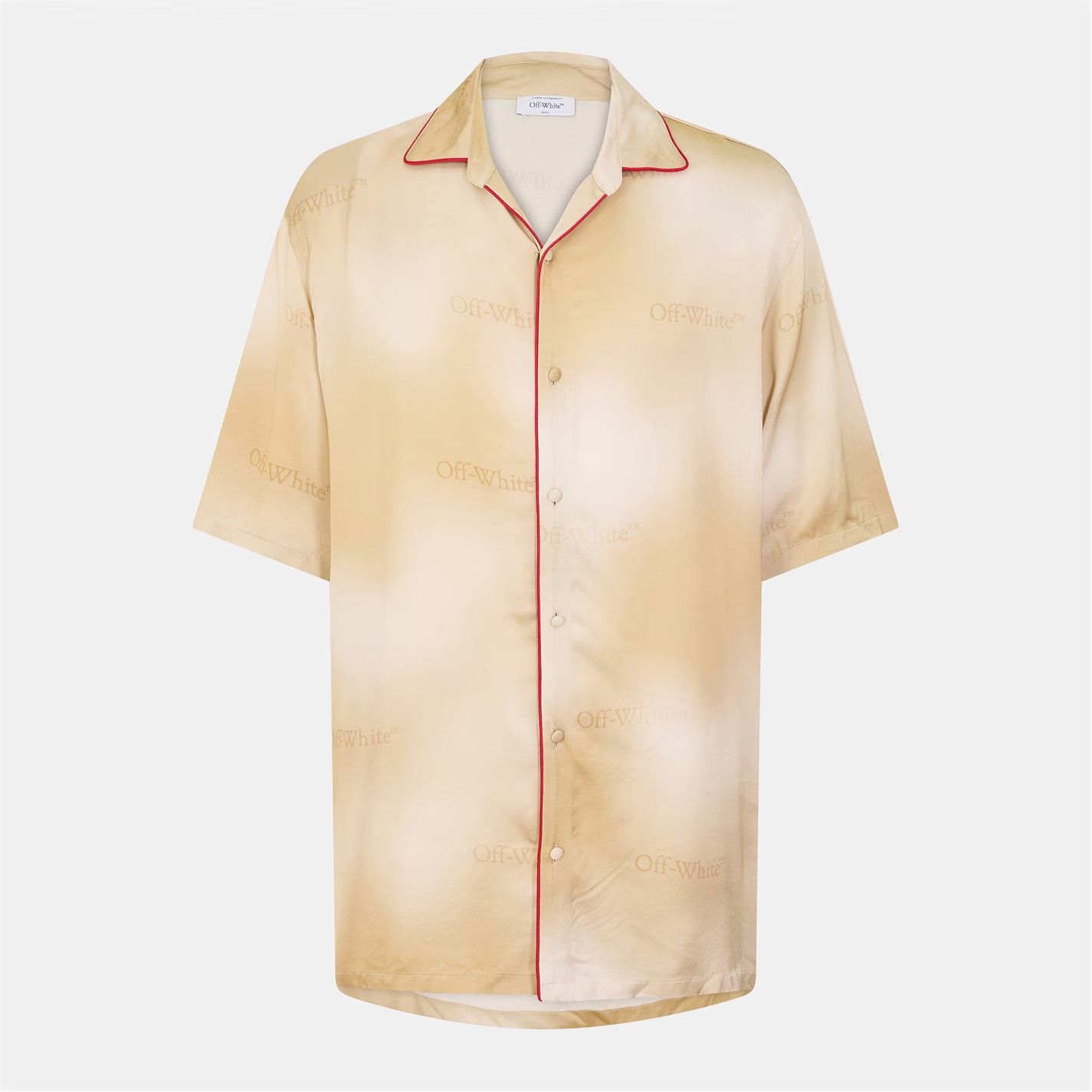Off-White o1g2r1mq0326 Shirt in Beige/White Size US XS / EU 42 / 0 - 1 Thumbnail