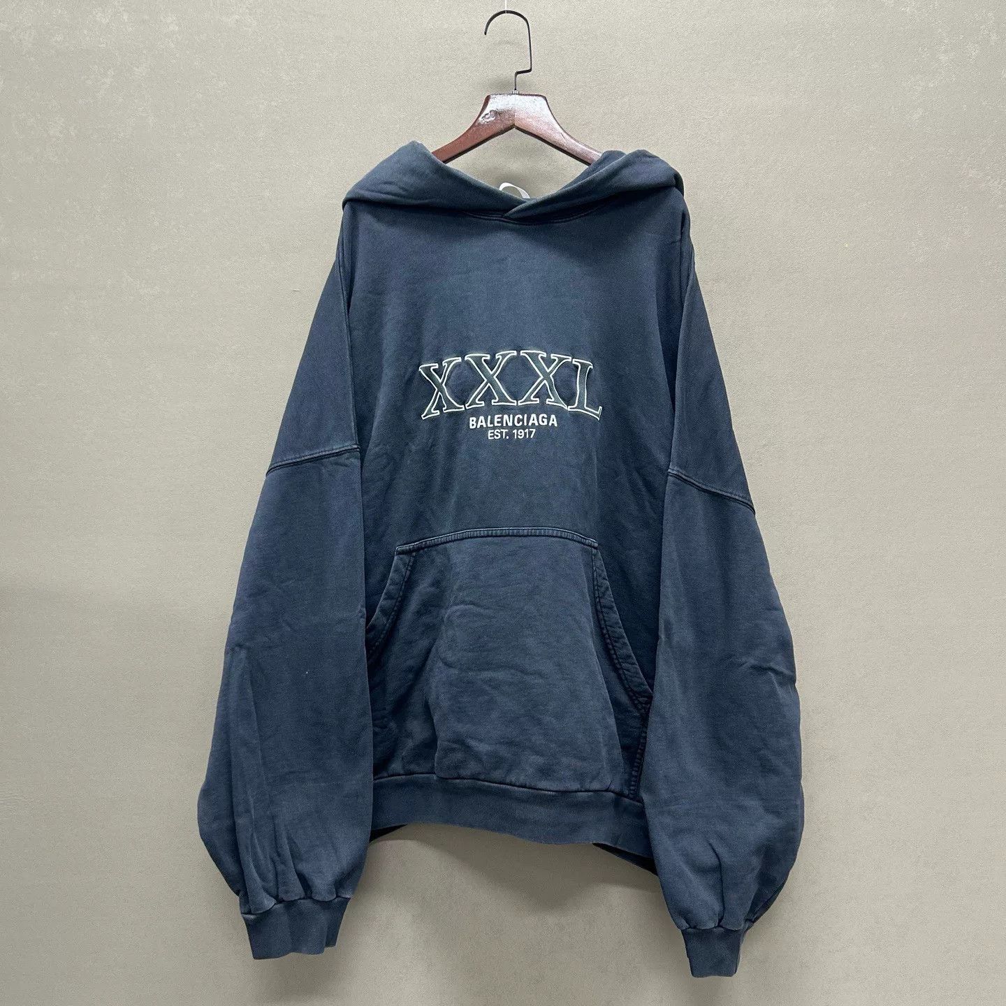 Balenciaga Balenciaga Washed Black Vintage Hoodie Size US M / EU 48-50 / 2 - 1 Thumbnail