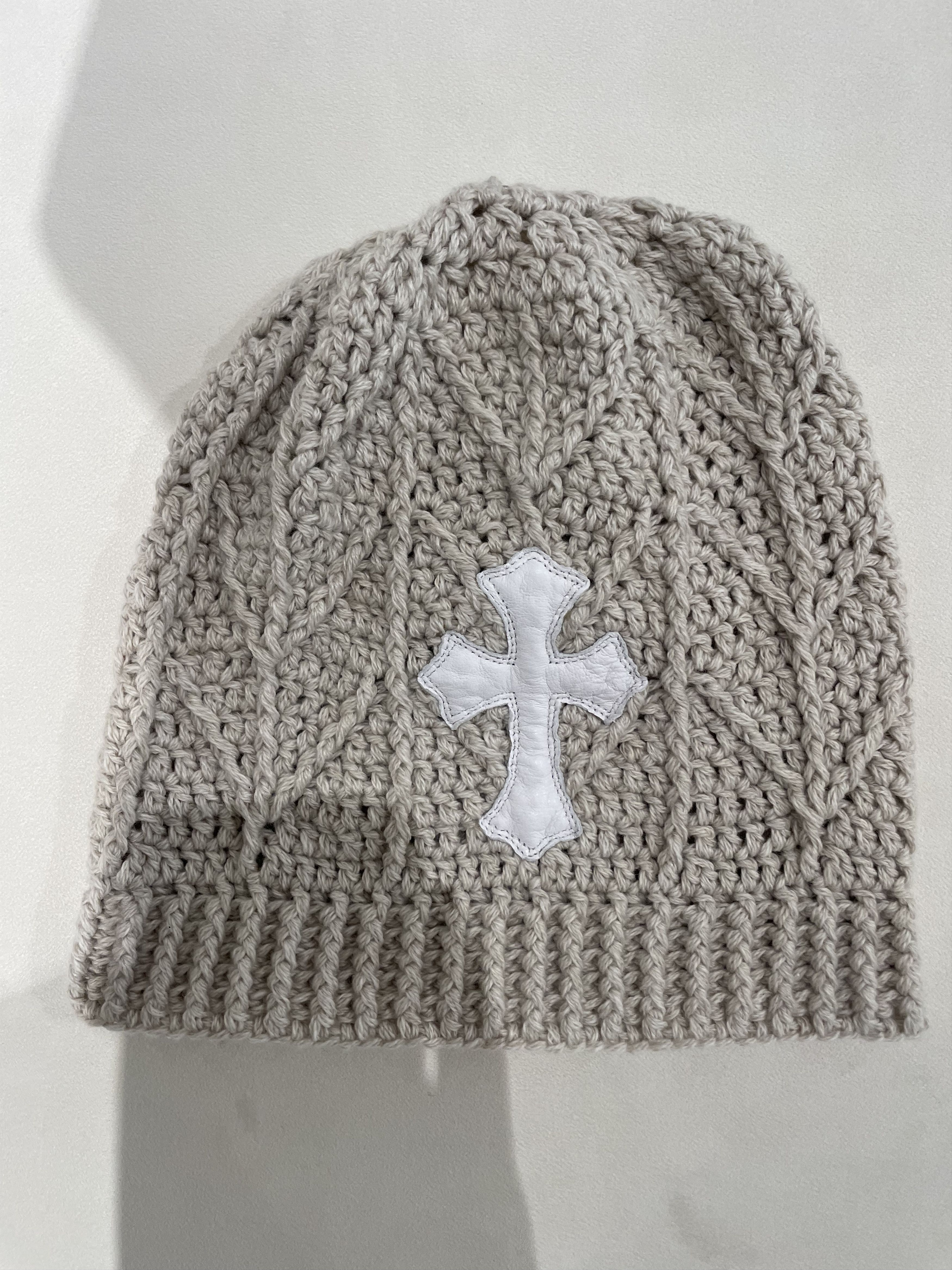 Chrome Hearts Chrome Hearts Cross Patch Cashmere Beanie Size ONE SIZE - 3 Thumbnail