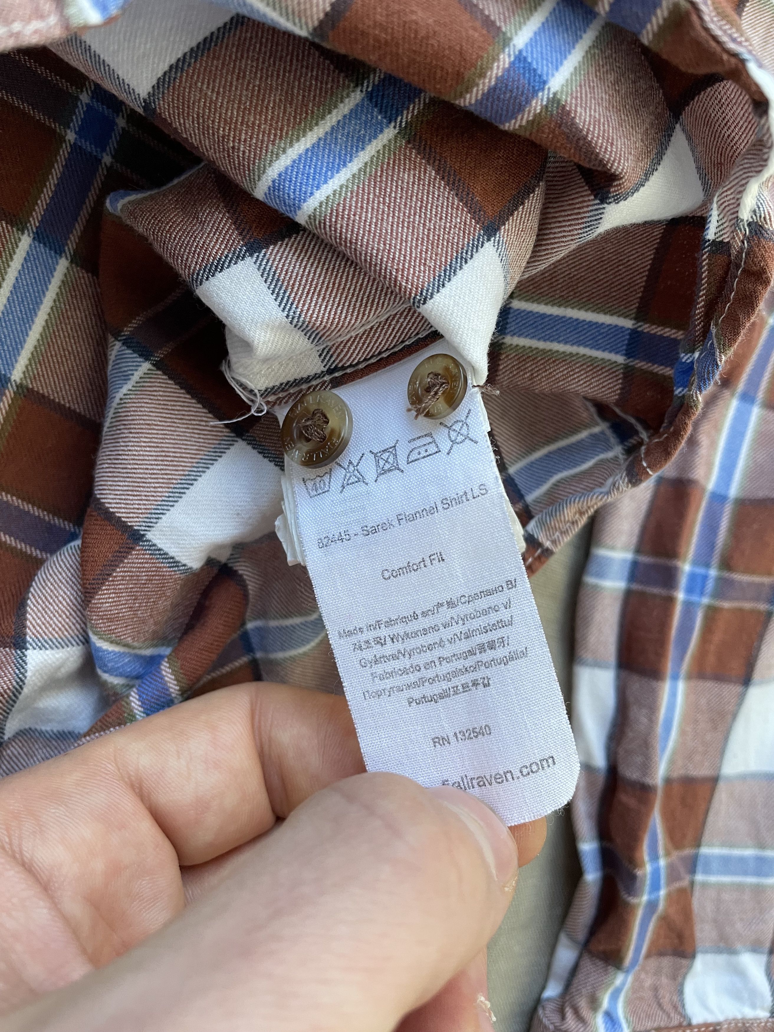 Fjallraven Fjallraven Sarek Checked Flannel Shirt 6444AC Size US M / EU 48-50 / 2 - 6 Thumbnail