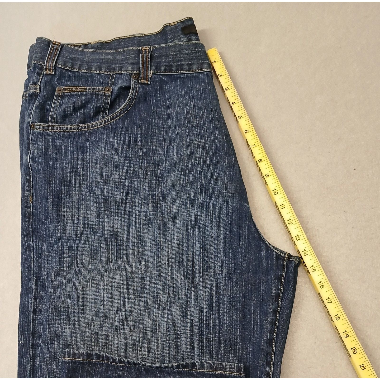 Calvin Klein Calvin Kline (46) Women's Loose Fit Blue Denim Jeans Size 32" / US 10 / IT 46 - 6 Thumbnail