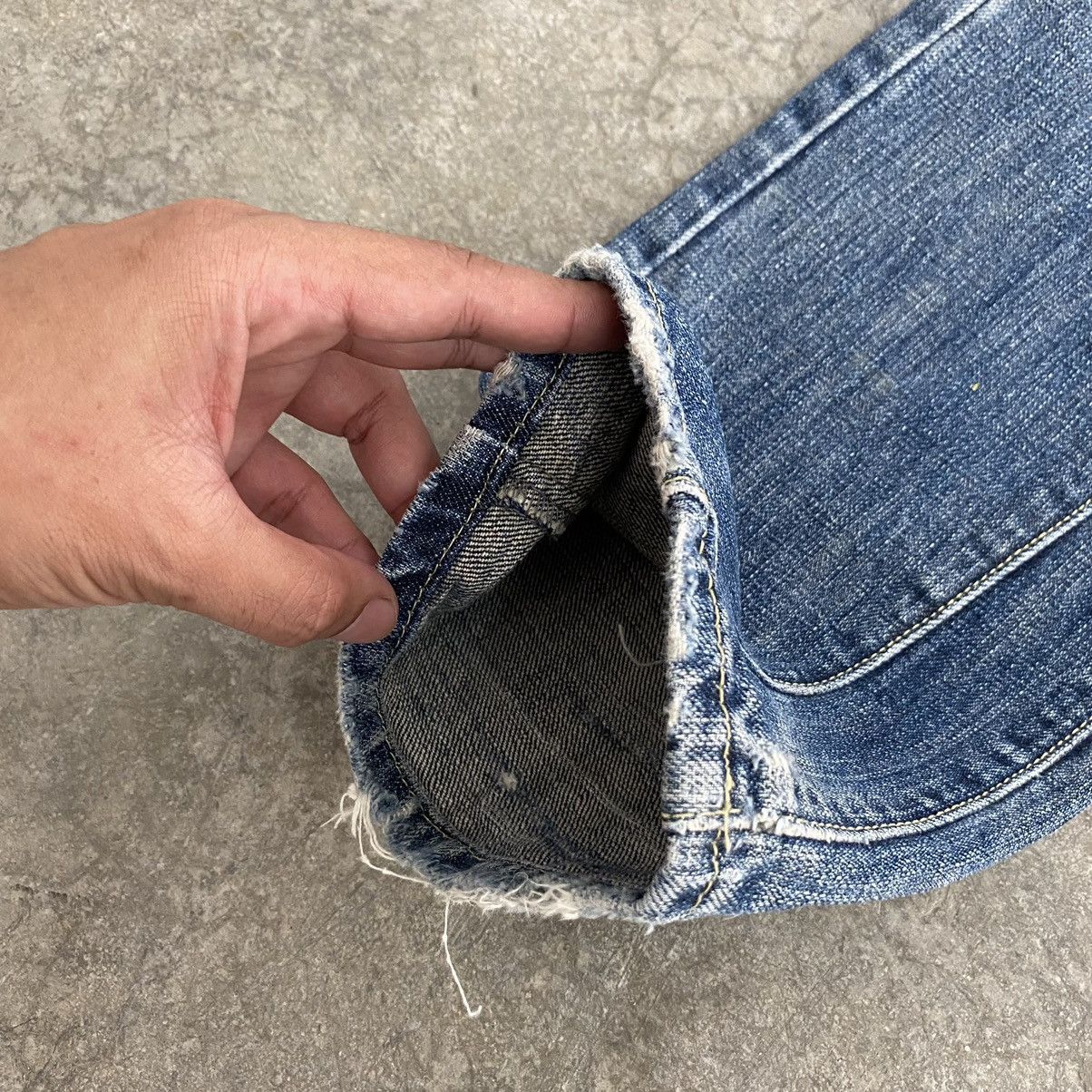 Designer × Japanese Brand Rage Blue Japan Double Waist Denim Jeans Size US 31 - 8 Thumbnail
