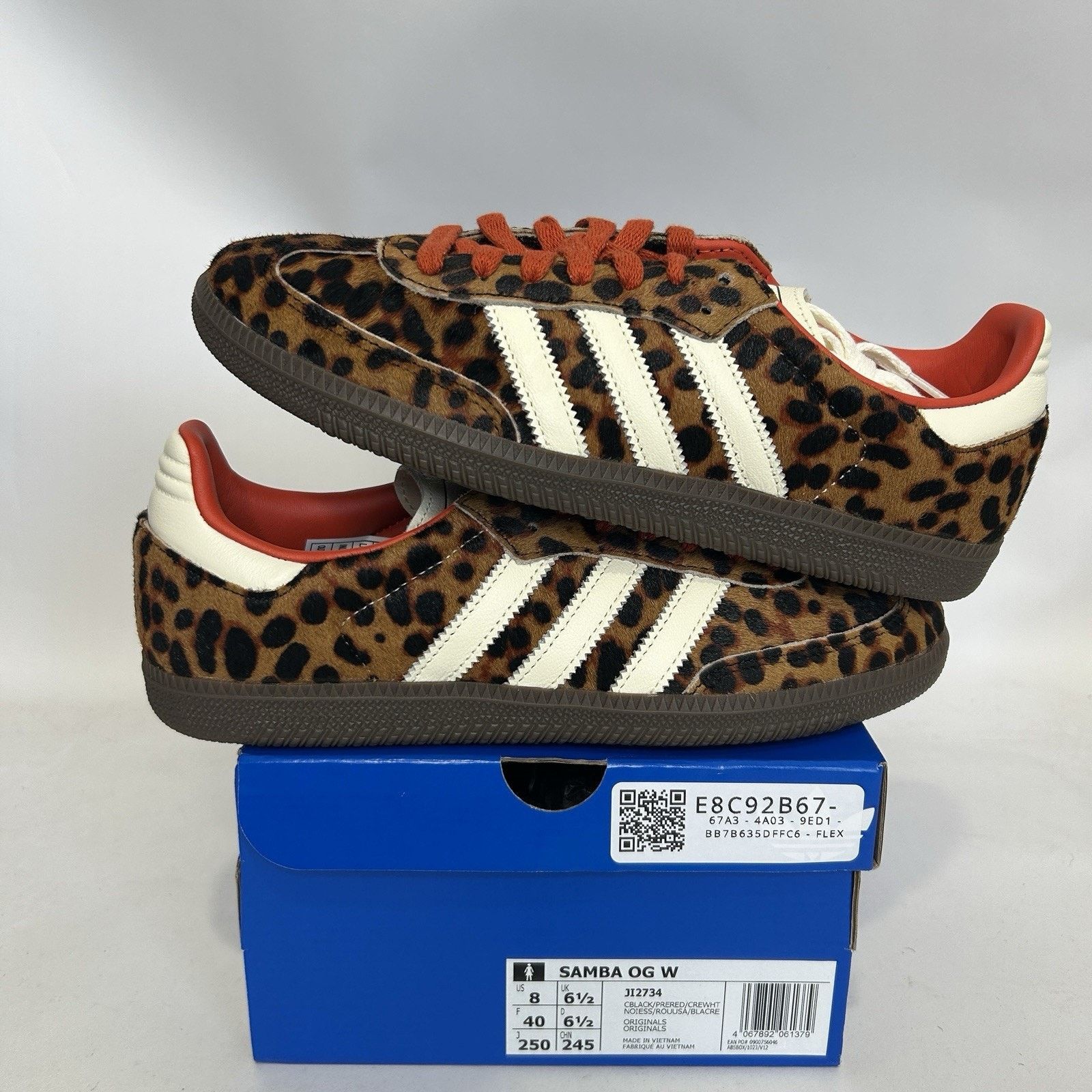 Adidas adidas Samba OG WMNS Leopard - “Preloved Red” JI2734 Size US 8 / IT 38 - 1 Thumbnail