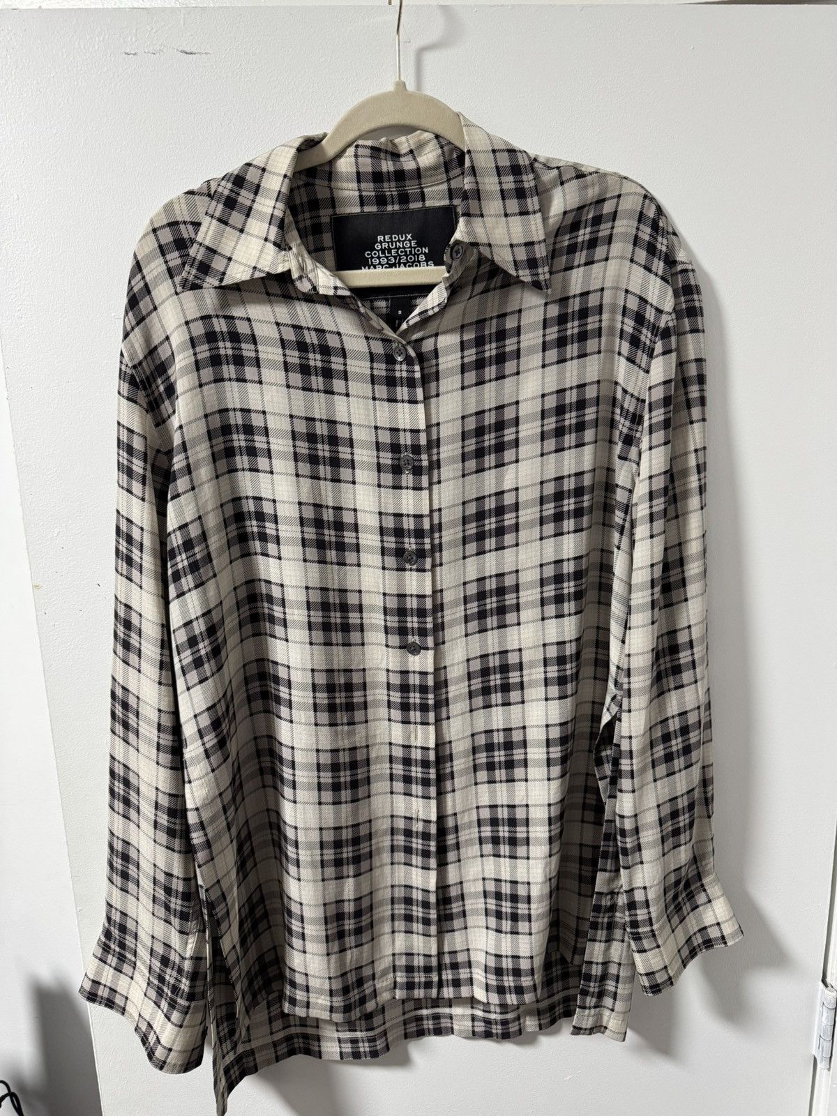 Marc Jacobs 1993 Perry Ellis Grunge Collection Silk Flannel Size US S / EU 44-46 / 1 - 1 Thumbnail