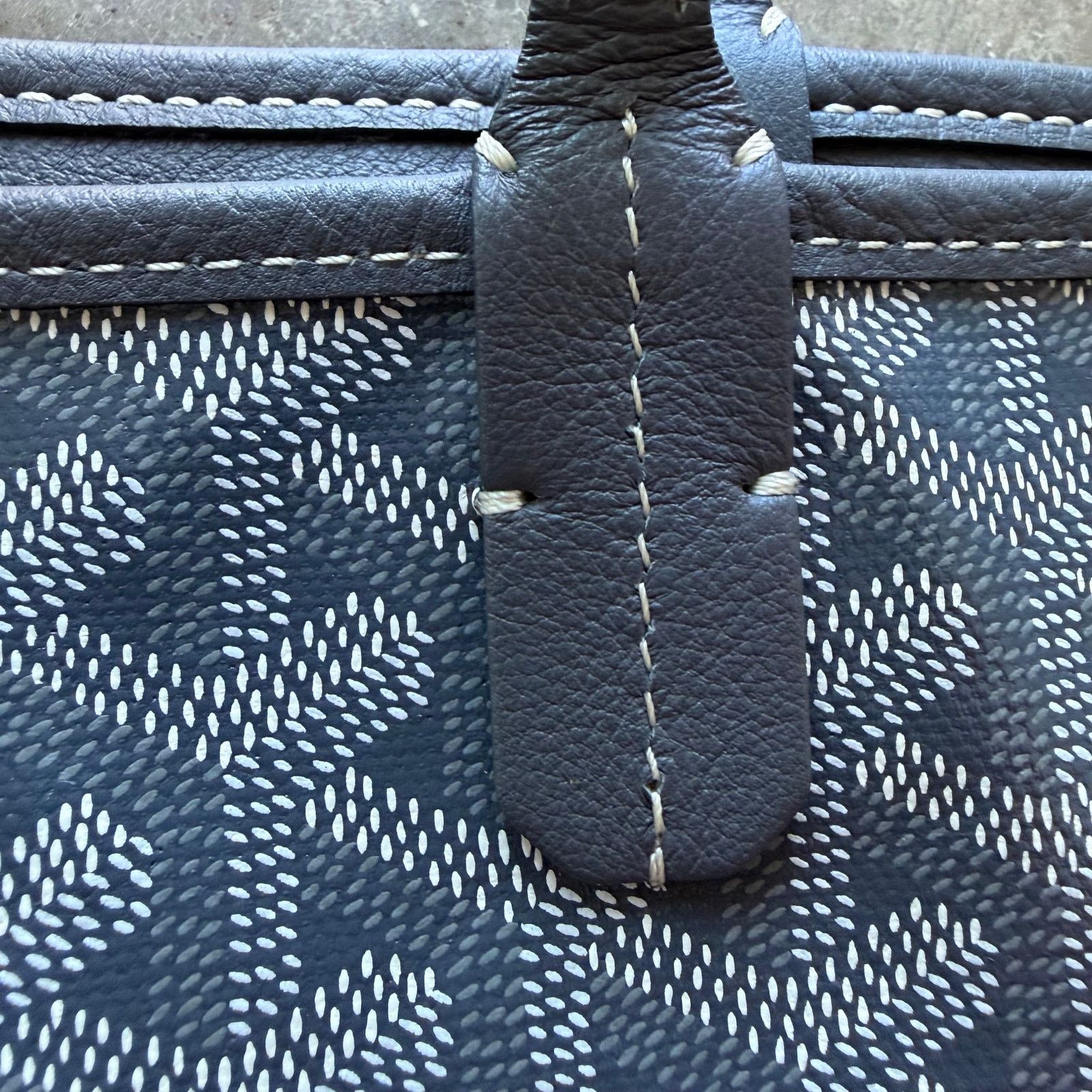 Goyard Goyard Anjou GM Calfskin And Canvas Tote Bag Size ONE SIZE - 5 Thumbnail