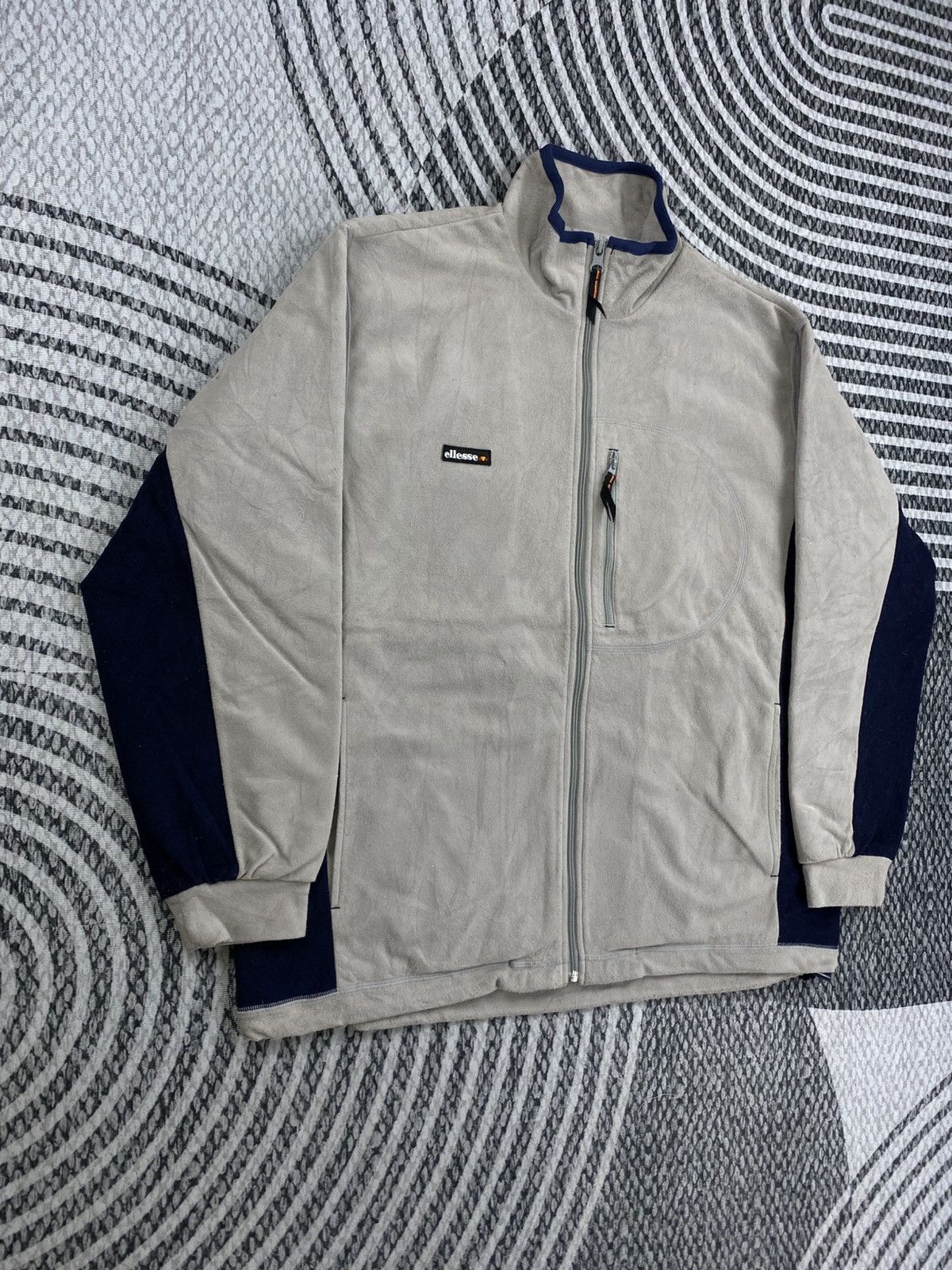 Ellesse Vintage Ellesse Small Logo Fleece Zipper Sweater Size US L / EU 52-54 / 3 - 3 Thumbnail