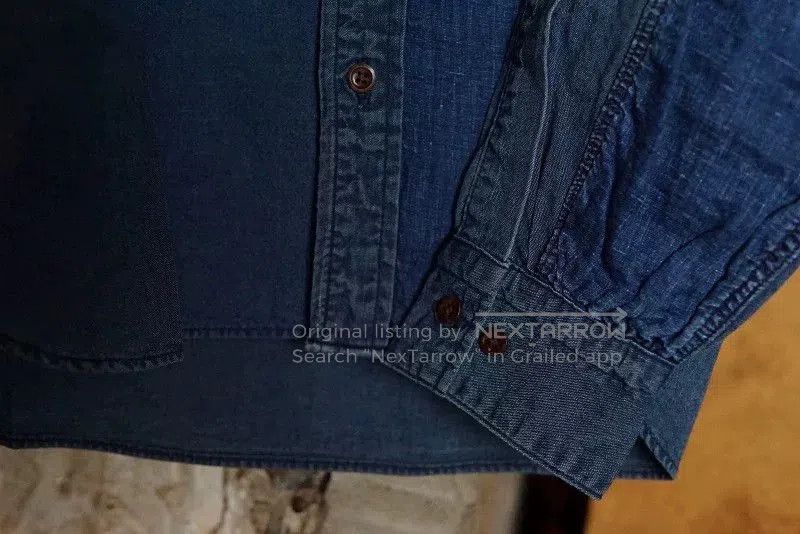 Sankuanz Unique Washable Denim Shirt for Casual Wear. Size US L / EU 52-54 / 3 - 5 Thumbnail