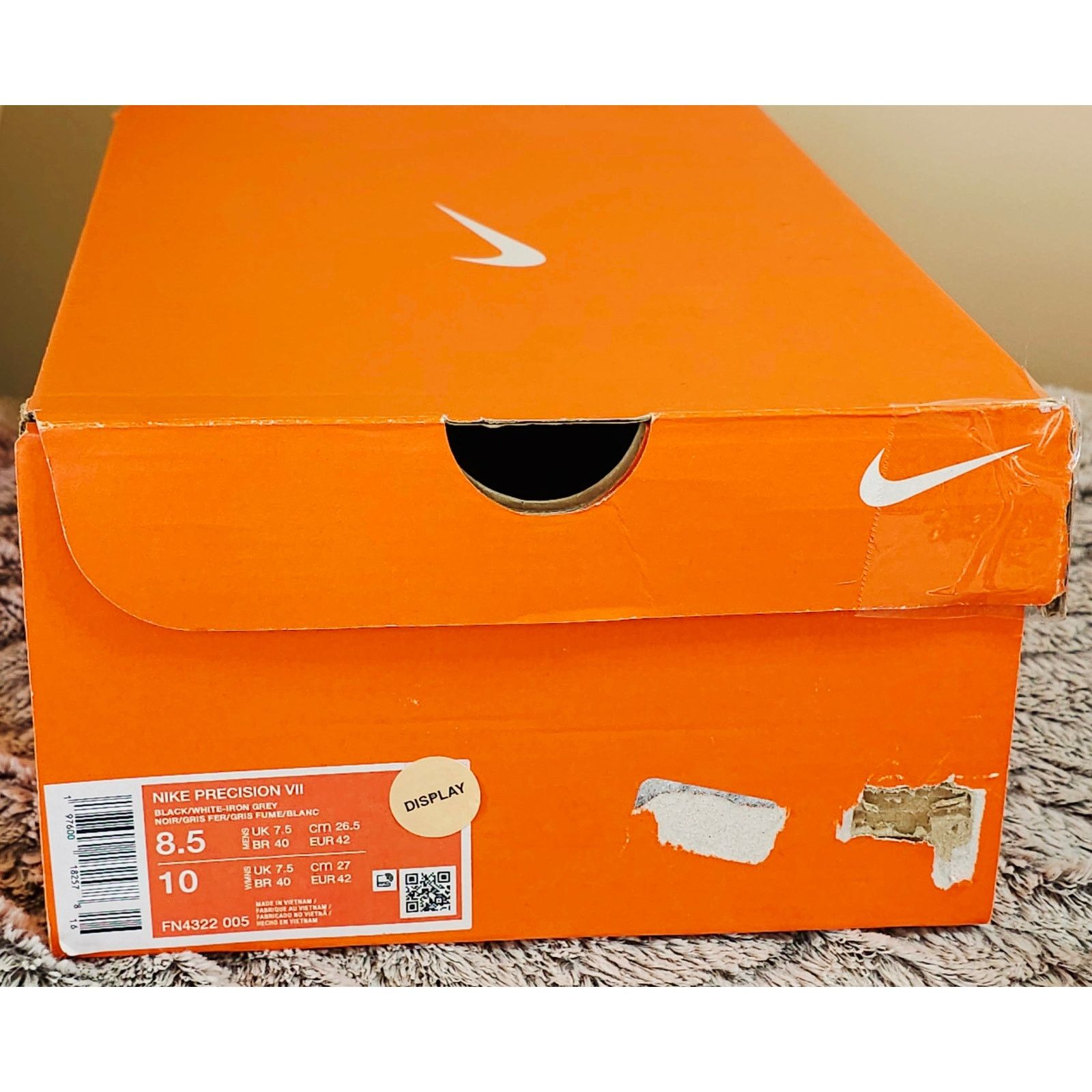 Nike NIB-Nike Precision 7 Sneakers - Black/White/Grey – Men’s 8.5 Size US 8.5 / EU 41-42 - 6 Thumbnail