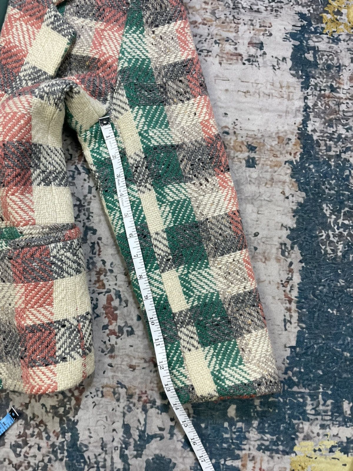 Moschino Moschino Multi Color Plaid Tweed Blazer Size M / US 6-8 / IT 42-44 - 12 Thumbnail