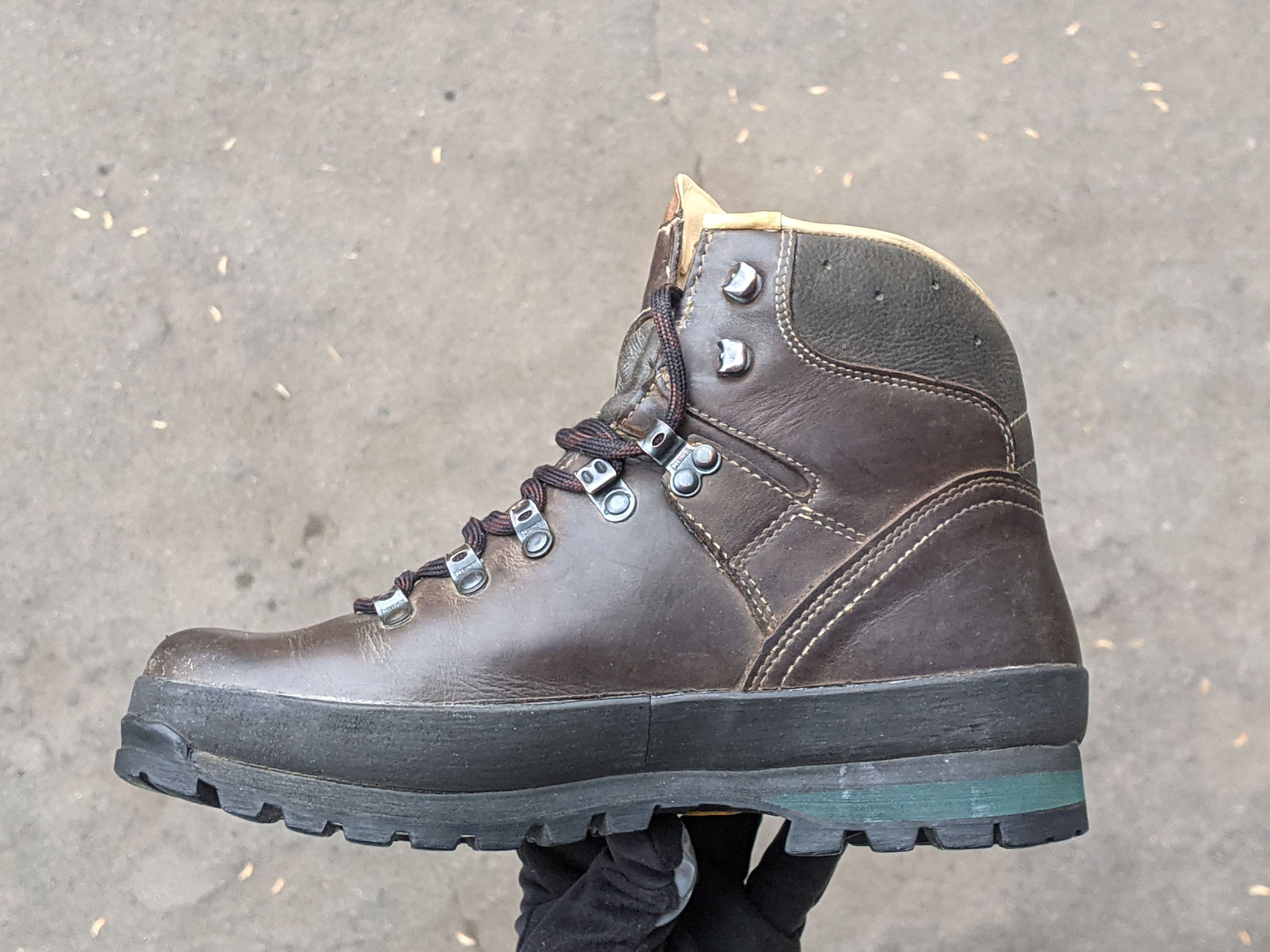 LOWA Meindl Leather Hiking Boots LaSportiva Scarpa Vibram Vintage Size US 8 / EU 41 - 2 Thumbnail