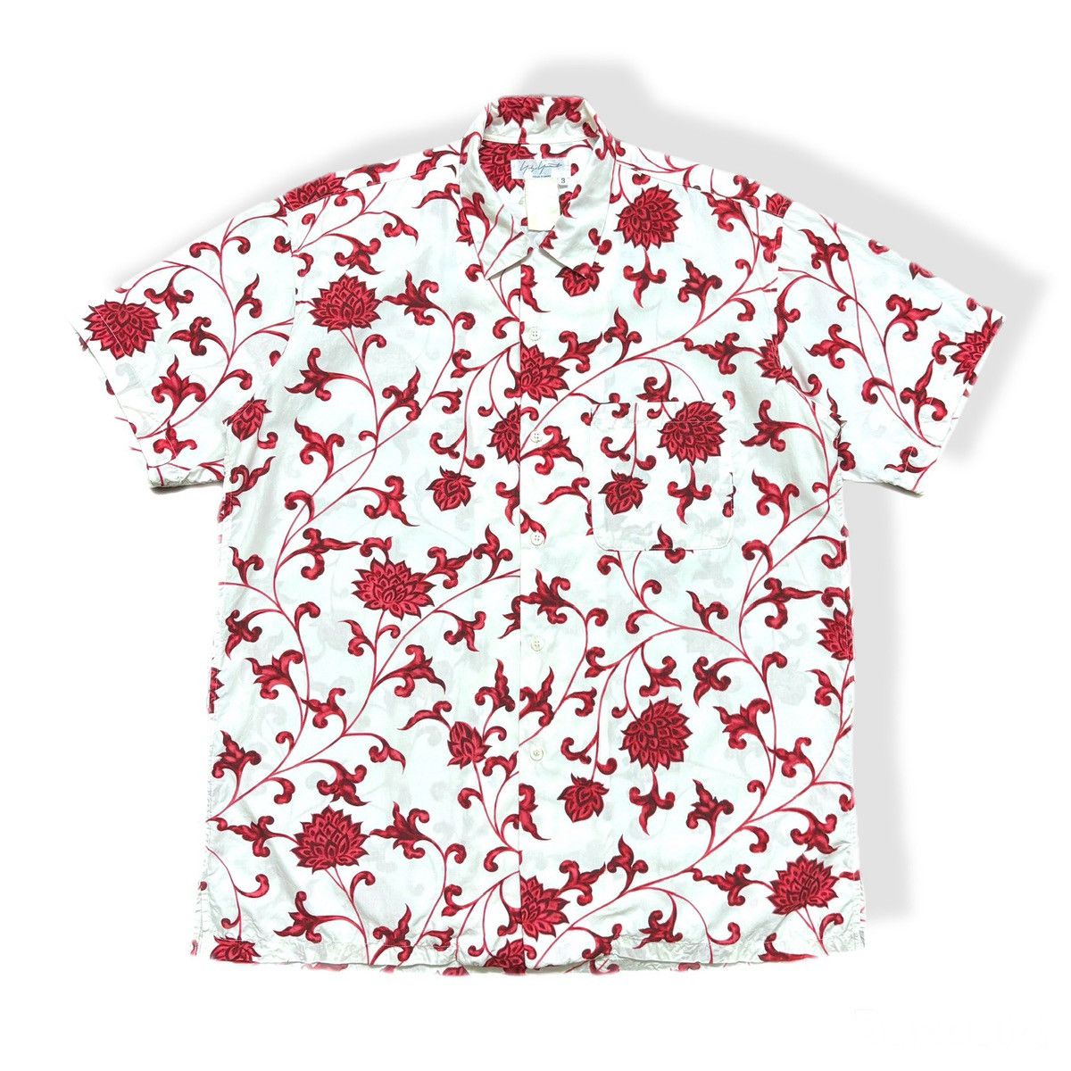 Yohji Yamamoto Yohji Yamamoto Pour Homme S/S 2001 Floral Shirt Size US L / EU 52-54 / 3 - 1 Thumbnail