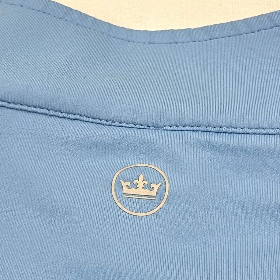 Peter Millar Peter Millar Perth Pullover Mens 2XL Light Blue Golf Quarter Zip Sleeved Regular Fit Shirt Size US XXL / EU 58 / 5 - 3 Thumbnail