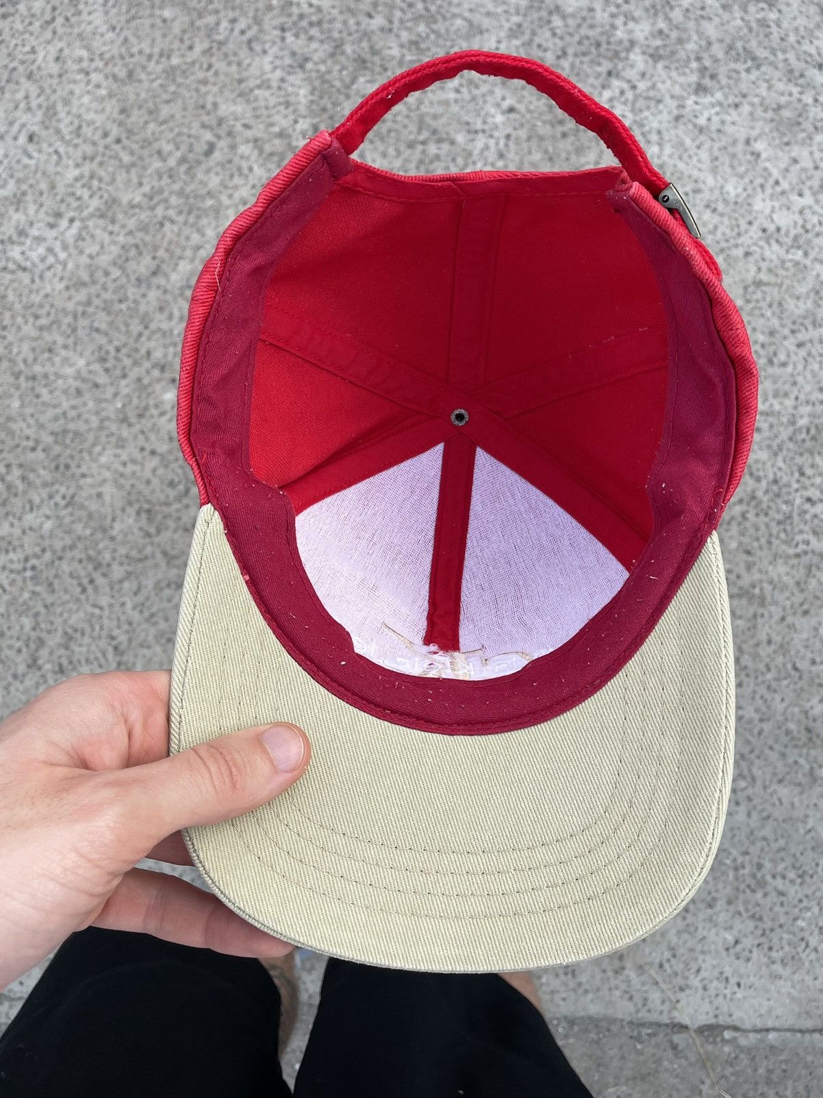 Calvin Klein × Vintage Vintage Calvin Klein Embroidered USA Hat Cap Y2K Size ONE SIZE - 7 Thumbnail