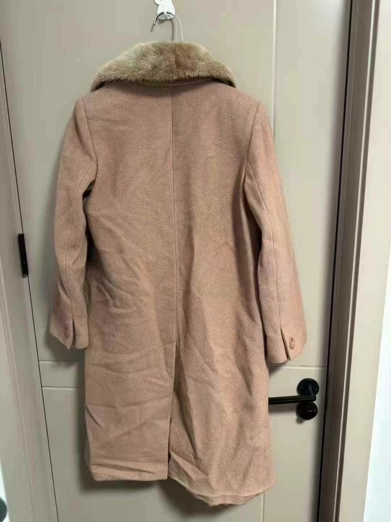 Max Mara Max Mara Wool coat with fur collar Size M / US 6-8 / IT 42-44 - 2 Thumbnail
