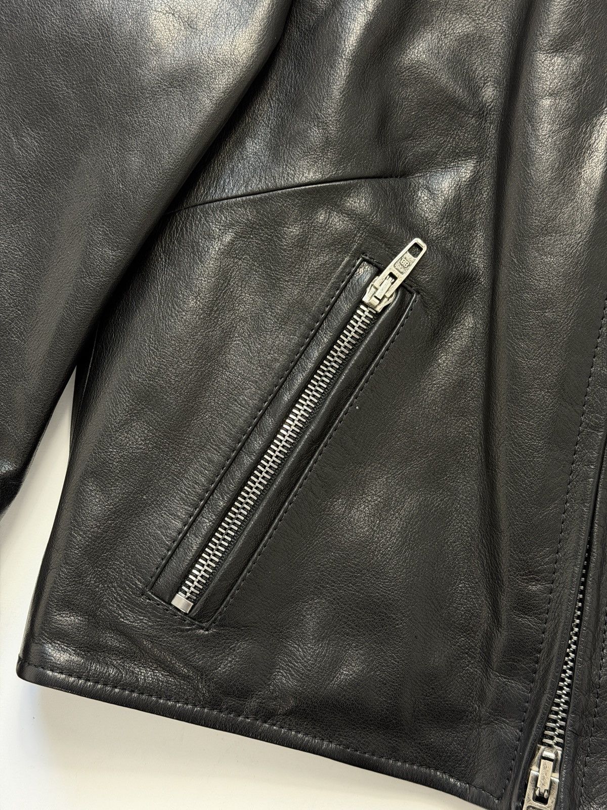 Balenciaga Balenciaga Racer Jacket Black Leather Size S / US 4 / IT 40 - 5 Thumbnail