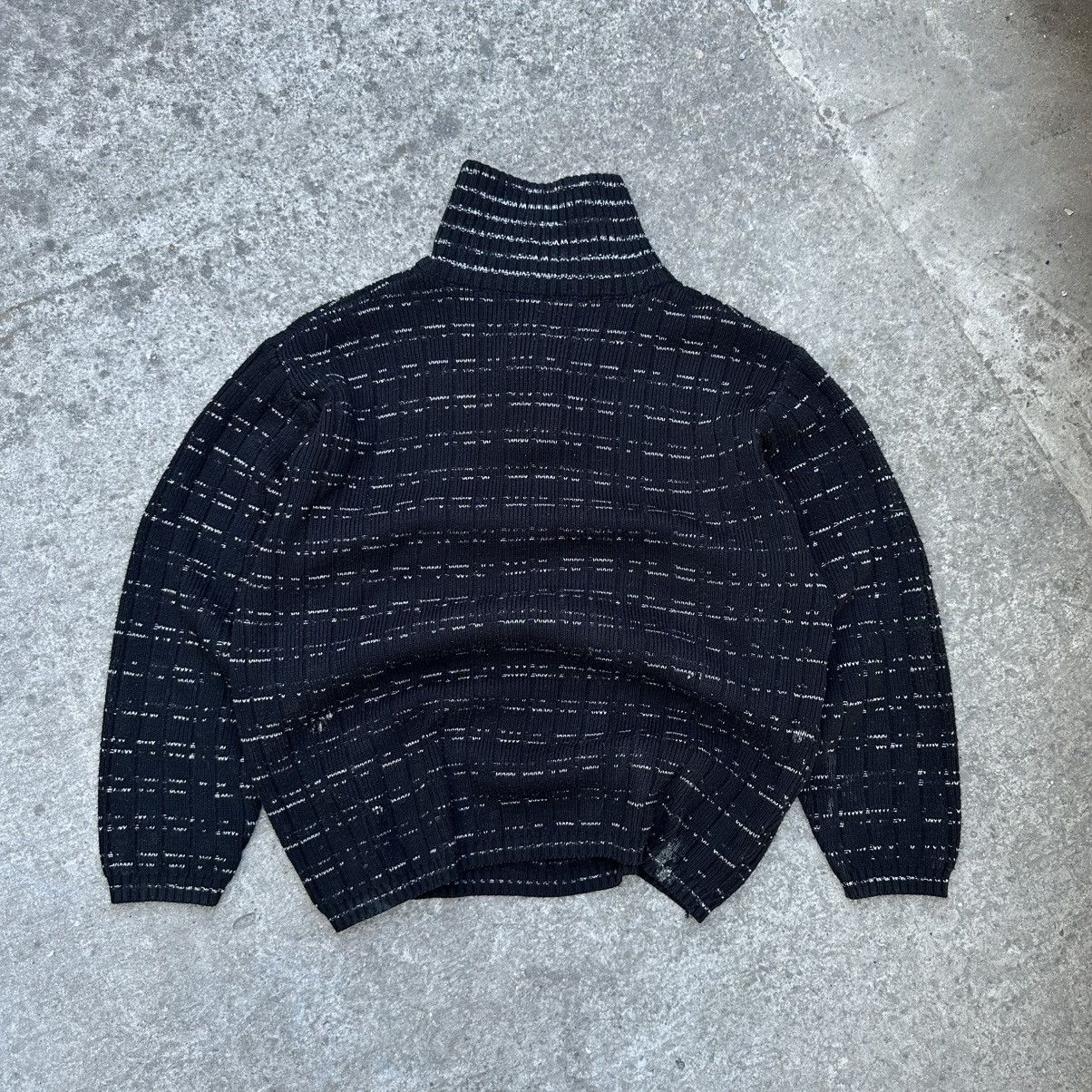 If Only Was True Vintage Japanese Style Zip 1/4 Knit Sweater Y2K 00s USA Size US L / EU 52-54 / 3 - 2 Thumbnail