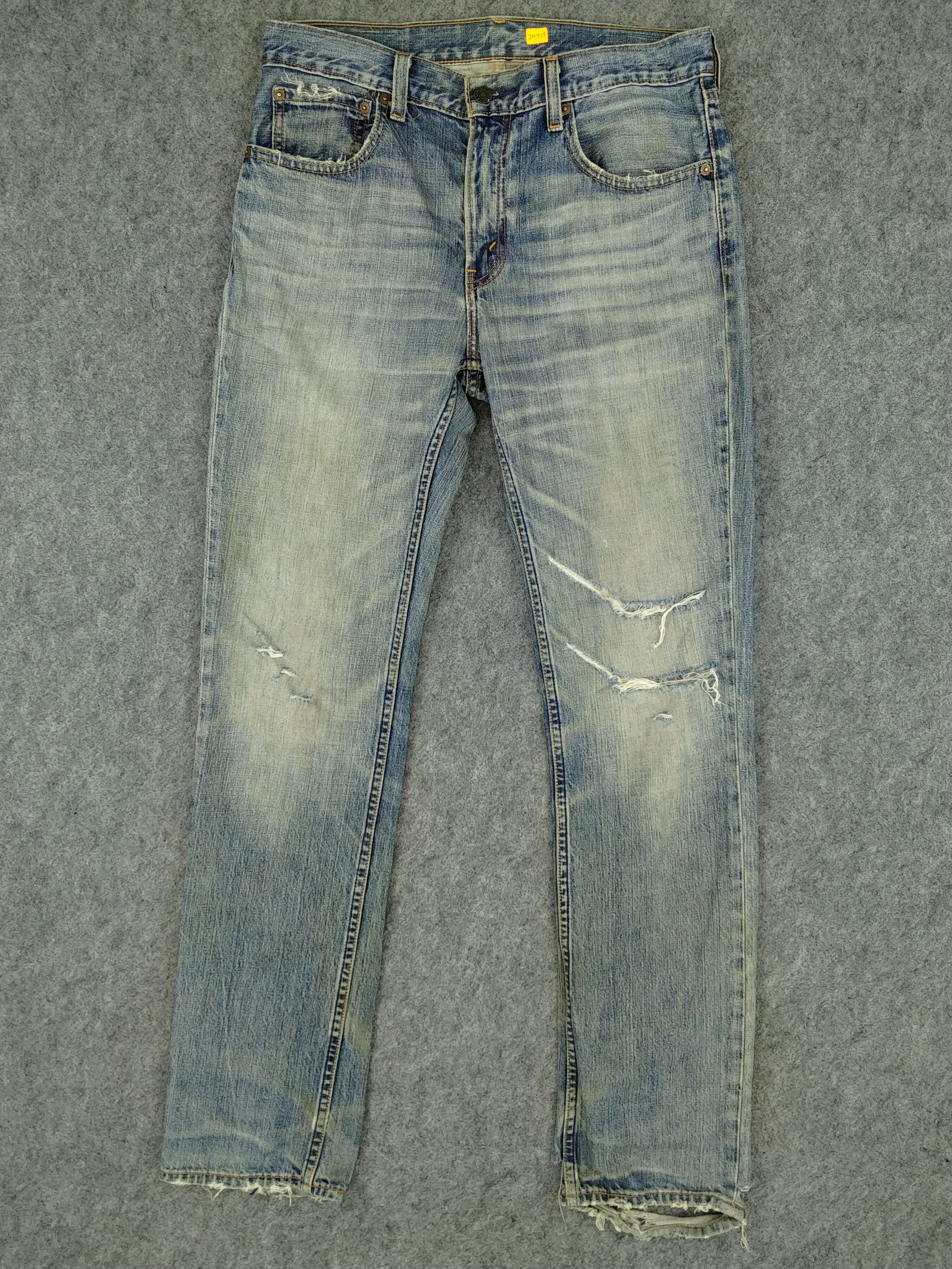 Japanese Brand Distressed Indigo Vintage Levi's 505 32x32.5 Denim JN939 Size US 32 / EU 48 - 1 Thumbnail