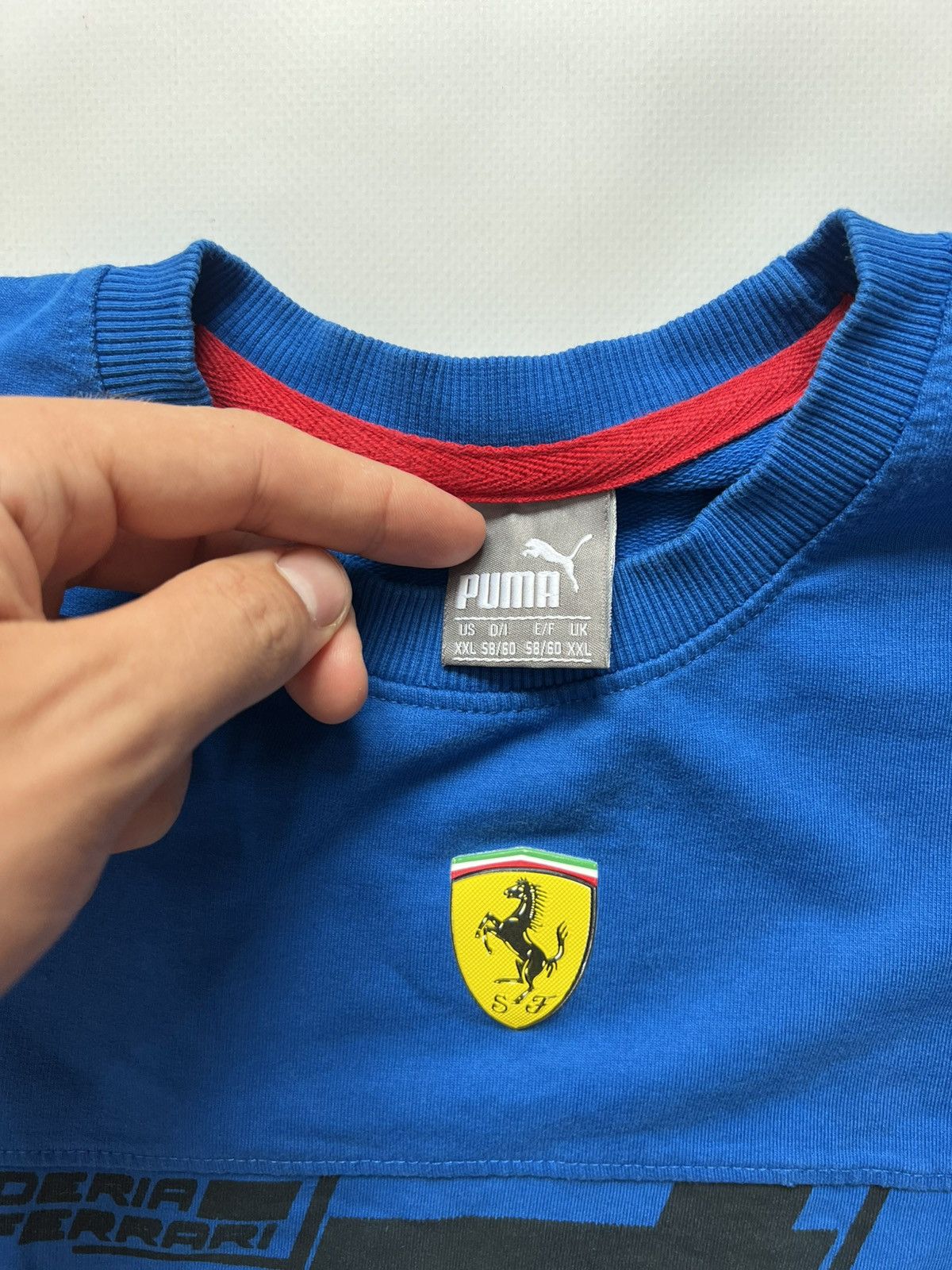 Puma Puma Ferrari Scuderia Blue Sweatshirt Racing Rare Size US XXL / EU 58 / 5 - 4 Thumbnail
