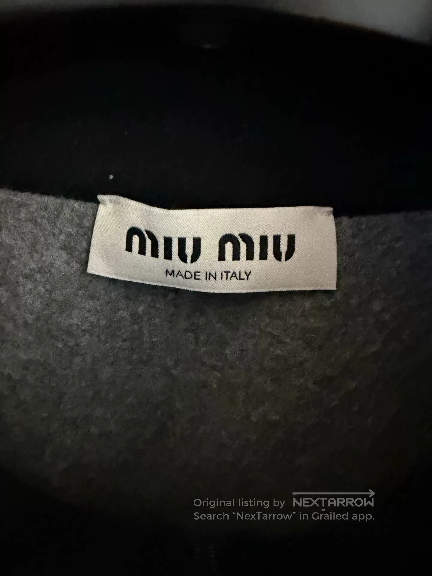 Miu Miu gray fleece zip vest size L. Size L / US 10 / IT 46 - 3 Thumbnail
