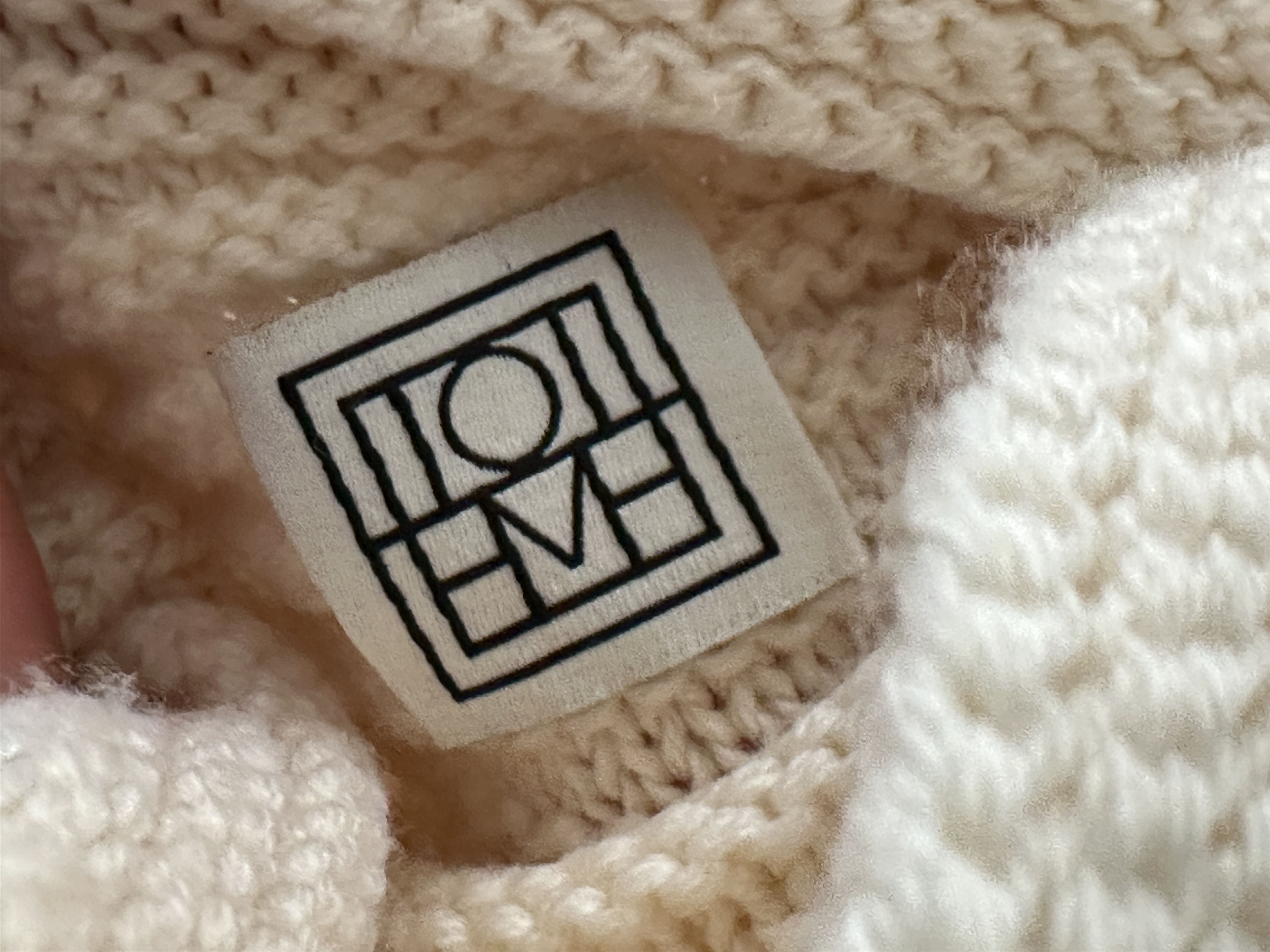 Toteme Toteme Chunky Rib Knit Wool Drop Shoulder Sweater Size XS Size XS / US 0-2 / IT 36-38 - 3 Thumbnail