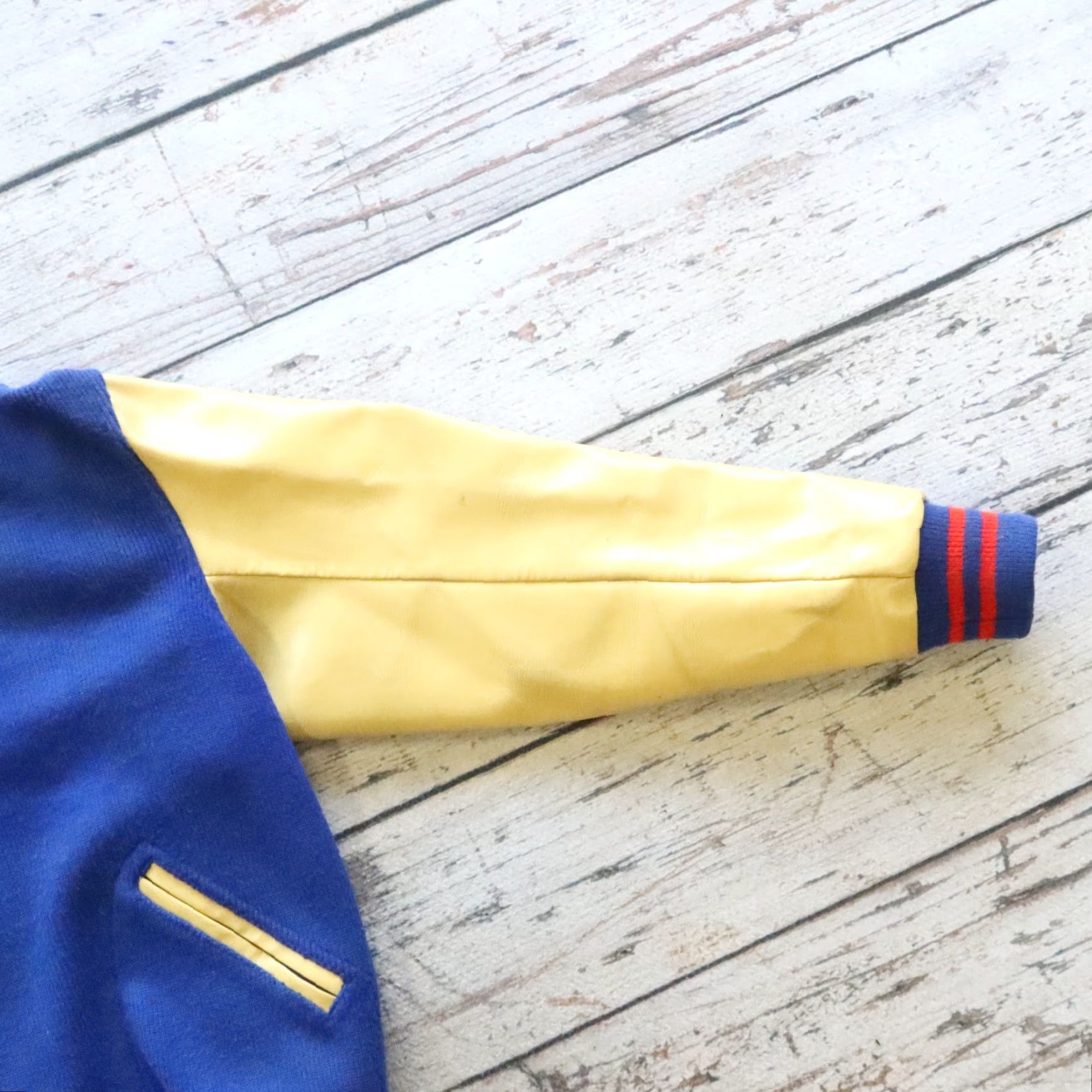 Vintage VINTAGE Sandknit Varsity Jacket Mens Jacket 42 Blue 42 Wool USA Vintage Sandknit Varsity Jacket Size US XS / EU 42 / 0 - 5 Thumbnail