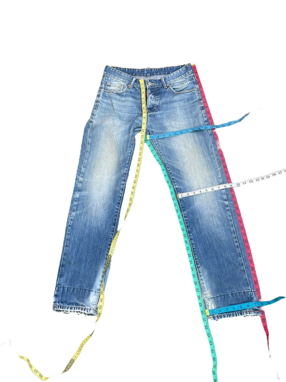 Designer × Dsquared2 Dsquared2 Distresed Denim Size US 33 - 16 Thumbnail
