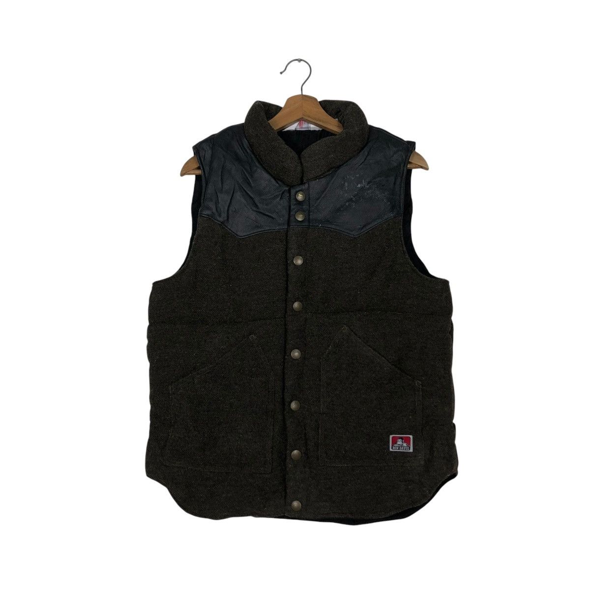 Ben Davis 🔥VINTAGE BIKER VEST JACKET BEN DAVIS Size US M / EU 48-50 / 2 - 3 Thumbnail