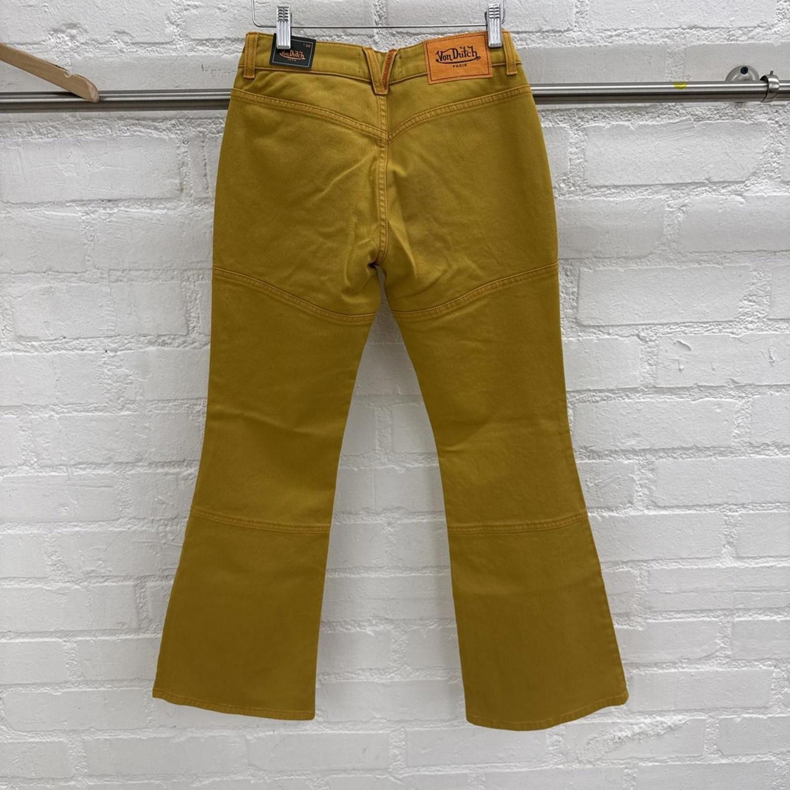 Von Dutch Von Dutch Paris Yellow Flare Jeans Size W28 L30 Size US 28 / EU 44 - 2 Thumbnail