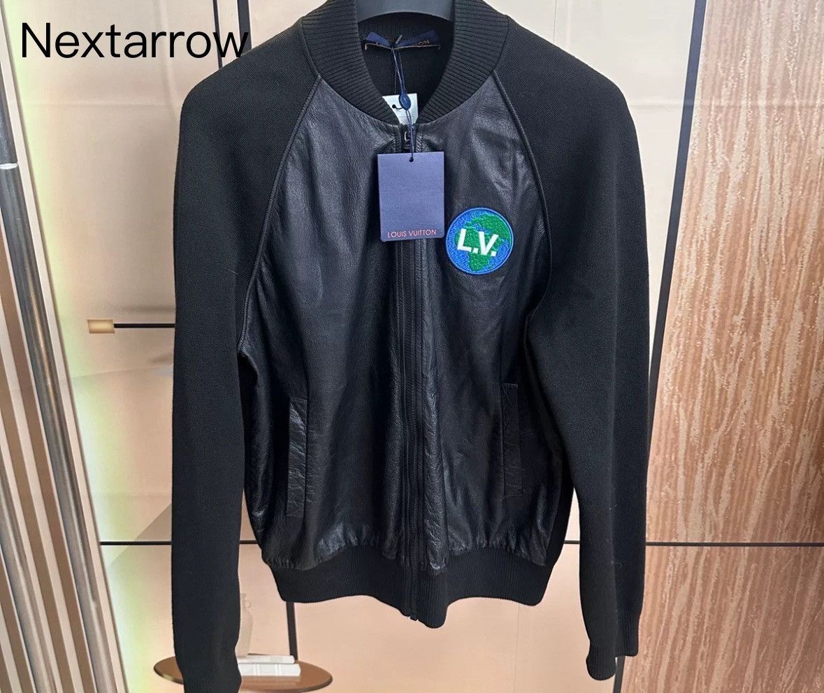 Louis Vuitton Louis Vuitton black patchwork wool knitted jacket Size US L / EU 52-54 / 3 - 7 Thumbnail