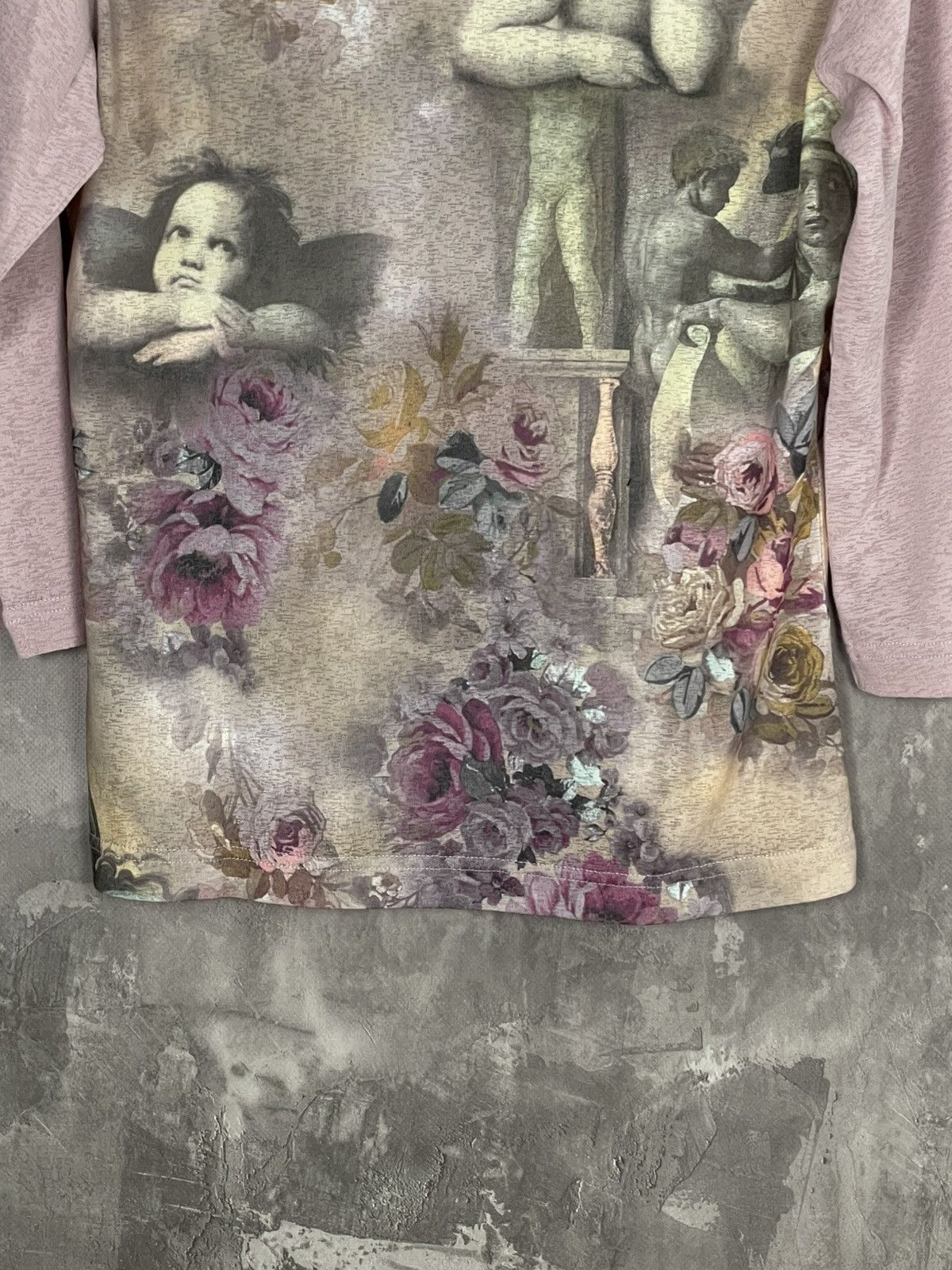 20471120 × Hysteric Glamour × Le Grande Bleu (L.G.B.) Y2K Hysteric Glamour Style Mesh “Angels” Long Sleeve Size M / US 6-8 / IT 42-44 - 11 Thumbnail
