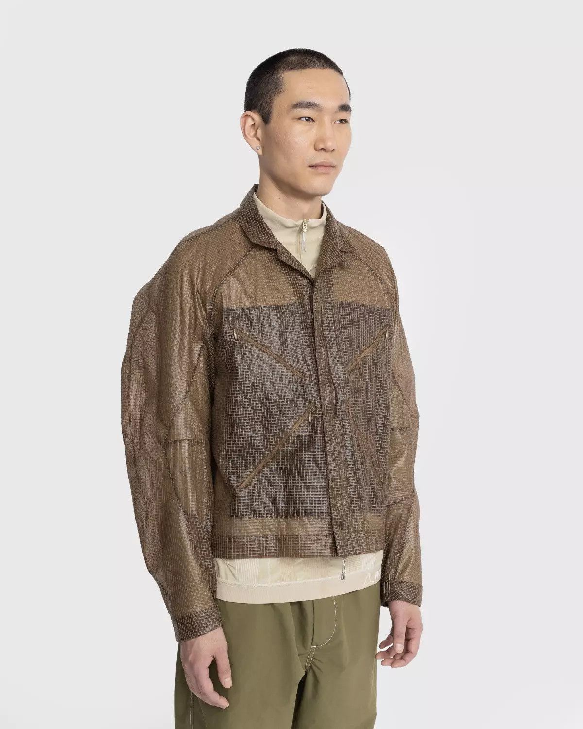 ROA ROA Long Sleeve Camp Collar Shirt Jacket - Brown Size US L / EU 52-54 / 3 - 1 Thumbnail