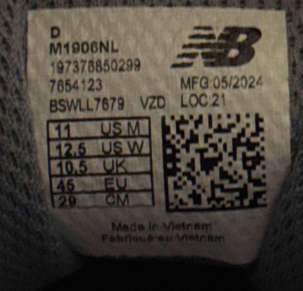 New Balance New Balance 1906U Utility Arctic Grey M1906NL Size US 11 / EU 44 - 4 Thumbnail