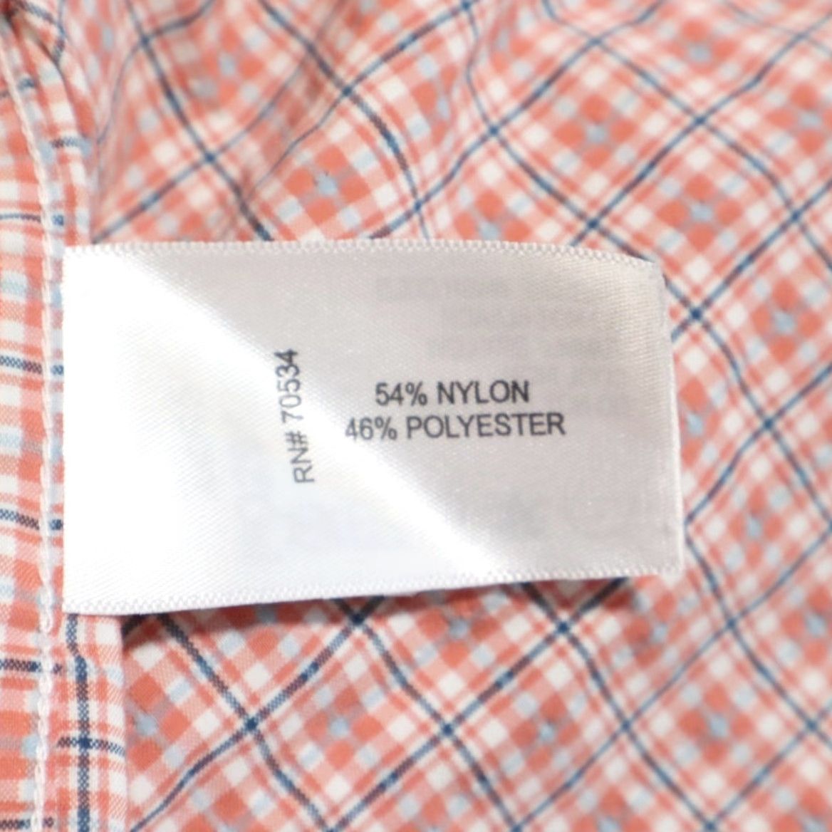 Orvis Orvis Shirt Gingham Button Up Orange M Mens Size US M / EU 48-50 / 2 - 7 Thumbnail