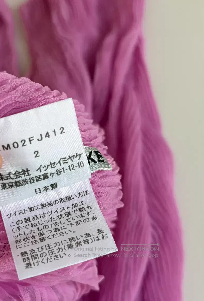 Issey Miyake Issey Miyake Pink Purple Long Sleeve Size M / US 6-8 / IT 42-44 - 4 Thumbnail