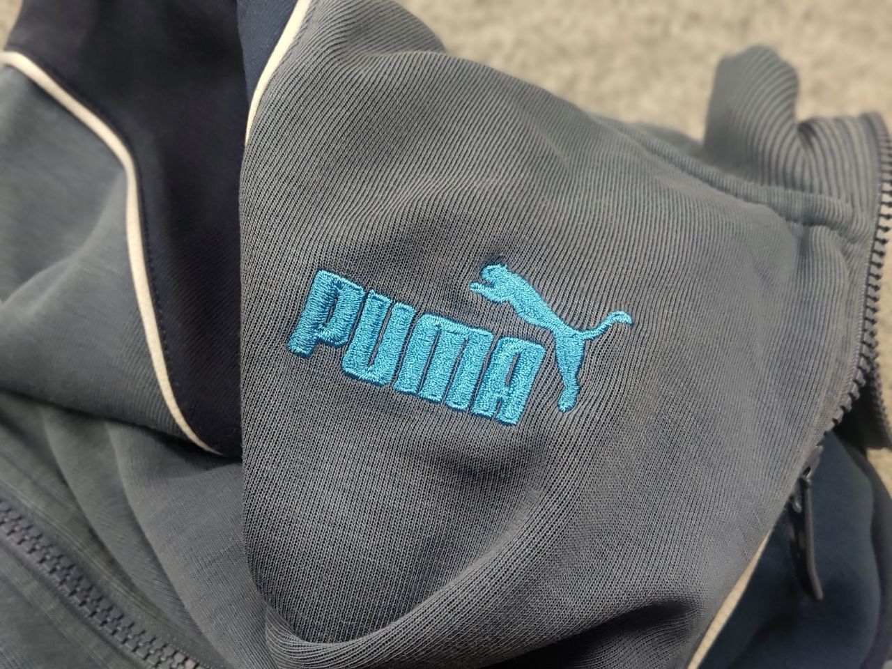 Puma Vintage Puma x Olympique Marseille Logo Zip track Jacket Size US L / EU 52-54 / 3 - 16 Thumbnail