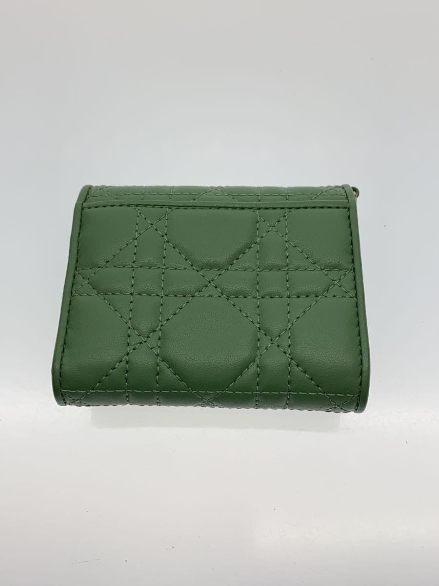 Dior Dior Leather Tri-Fold Wallet Green With Box Size ONE SIZE - 2 Thumbnail