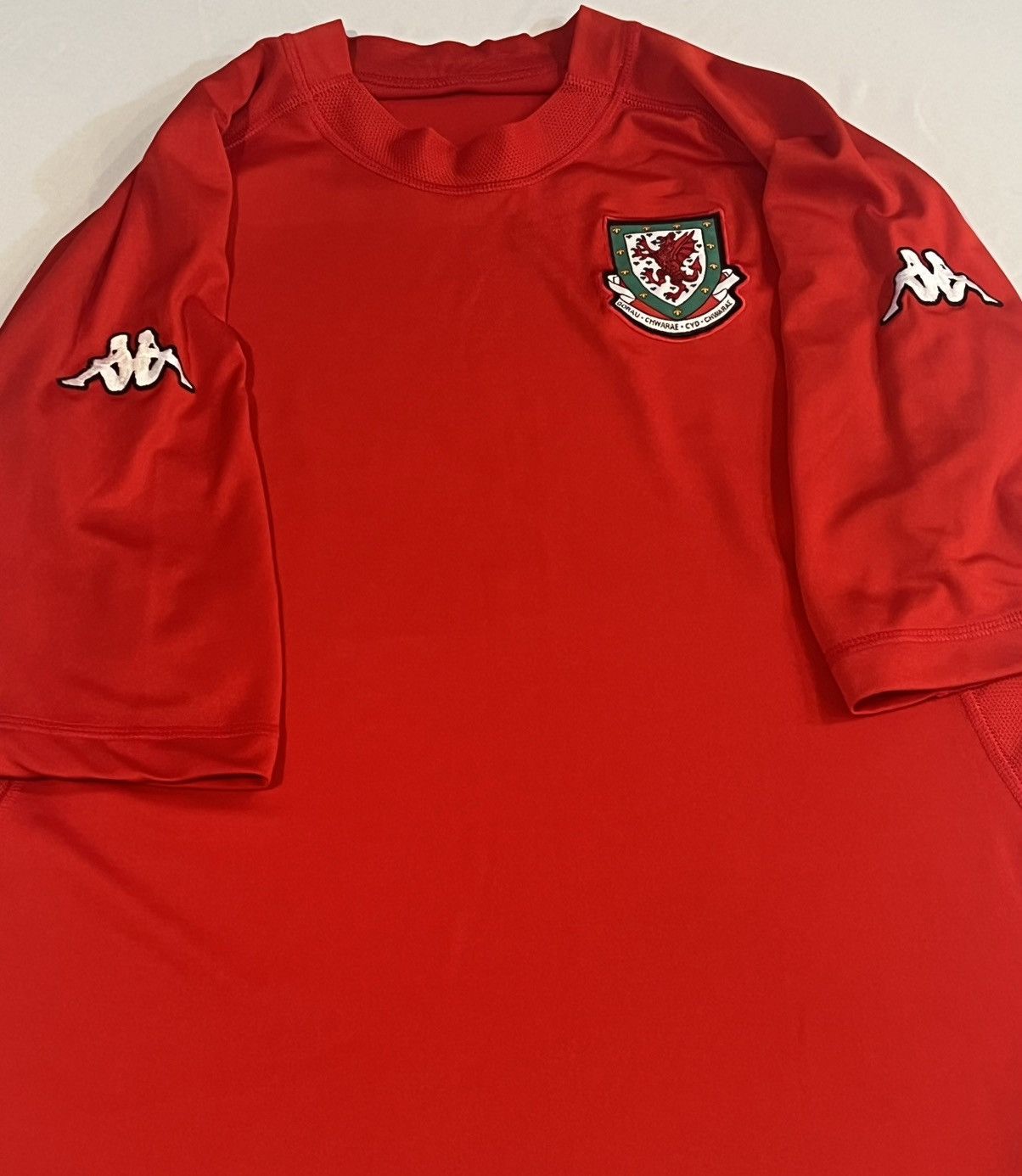 Kappa 2000/02 Men’s Wales Kappa Home Jersey XXL Size US XXL / EU 58 / 5 - 2 Thumbnail