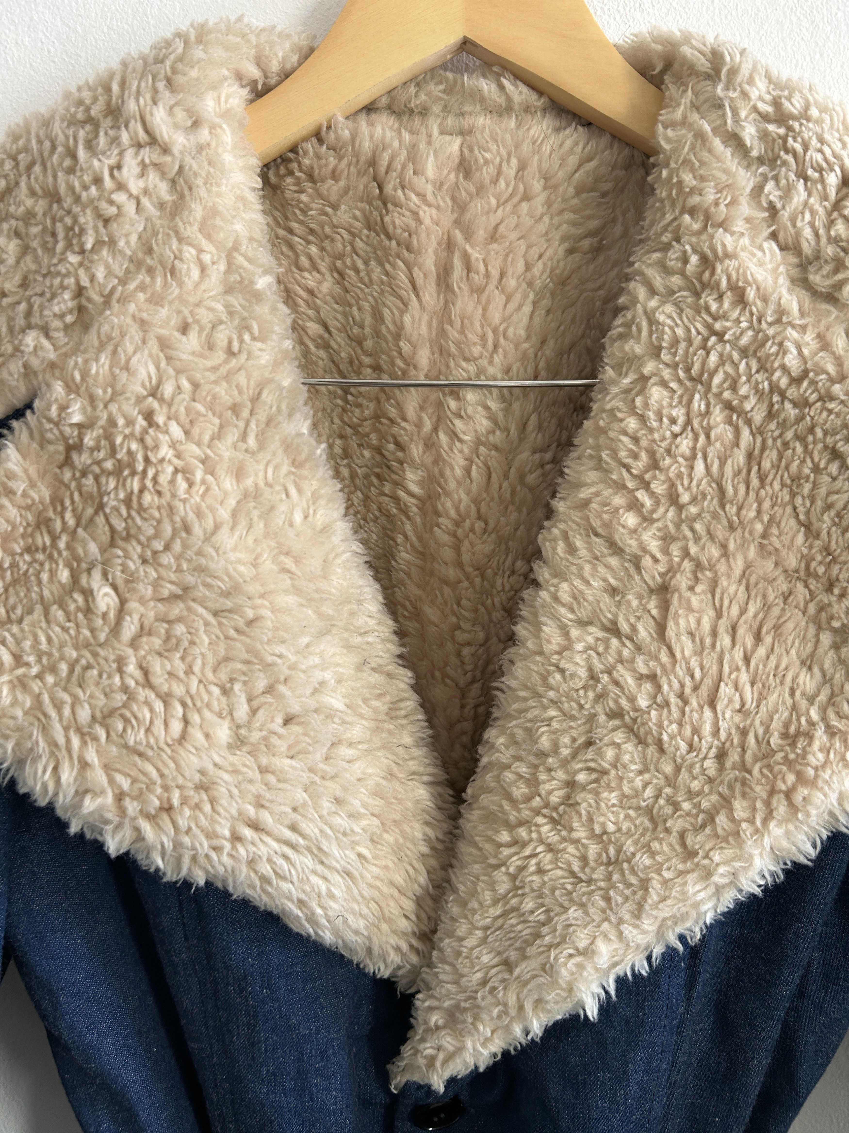 Vintage Vintage 70s Penny Lane Denim Coat Size S / US 4 / IT 40 - 10 Thumbnail