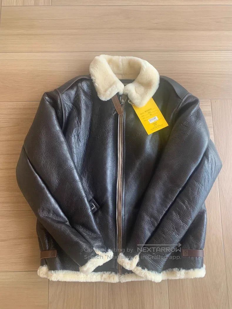 The Real McCoys Fur-integrated B-6 Classic Flight Jacket