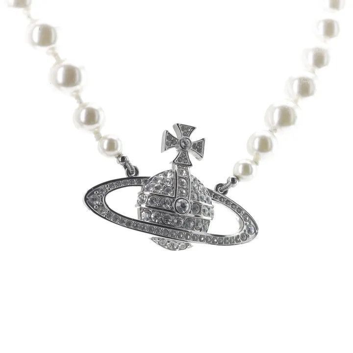 Vivienne Westwood Vivienne Westwood Pearl Relief Choker Necklace Size ONE SIZE - 8 Thumbnail