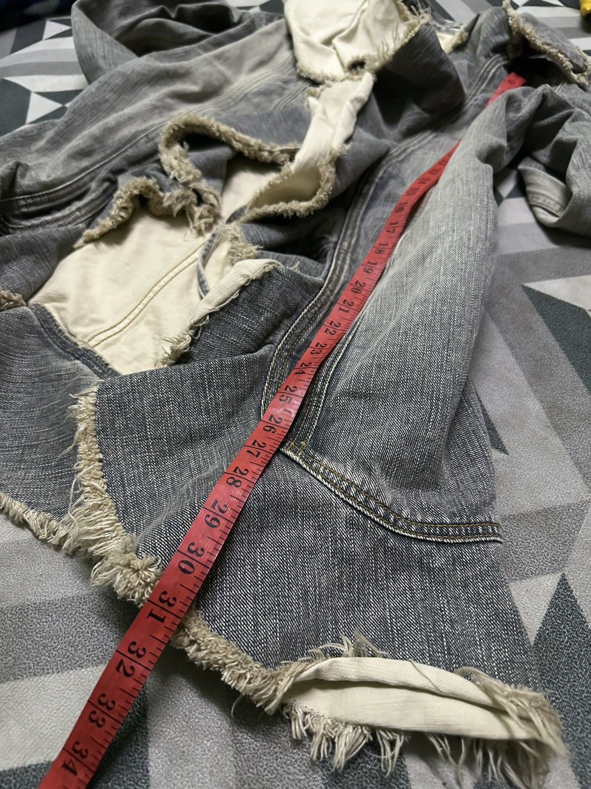 Japanese Brand Grace Continental frill denim jacket with raw-edge design Size M / US 6-8 / IT 42-44 - 12 Thumbnail