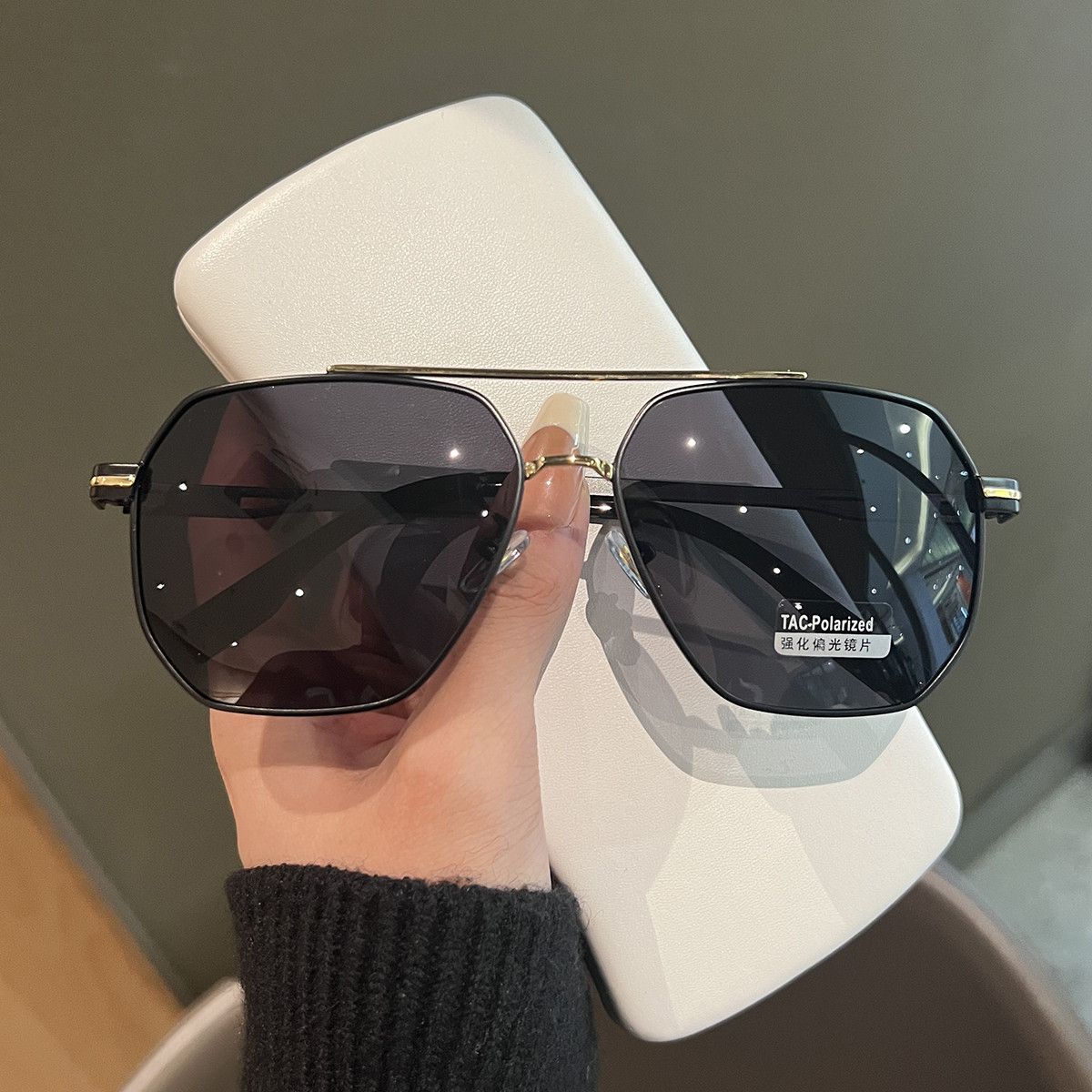 VIBE Crazy Street ins style custom avant-garde sunglasses Size ONE SIZE - 4 Thumbnail