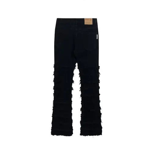 VIBE punk damaged flared ripped jeans Size US 34 / EU 50 - 3 Thumbnail