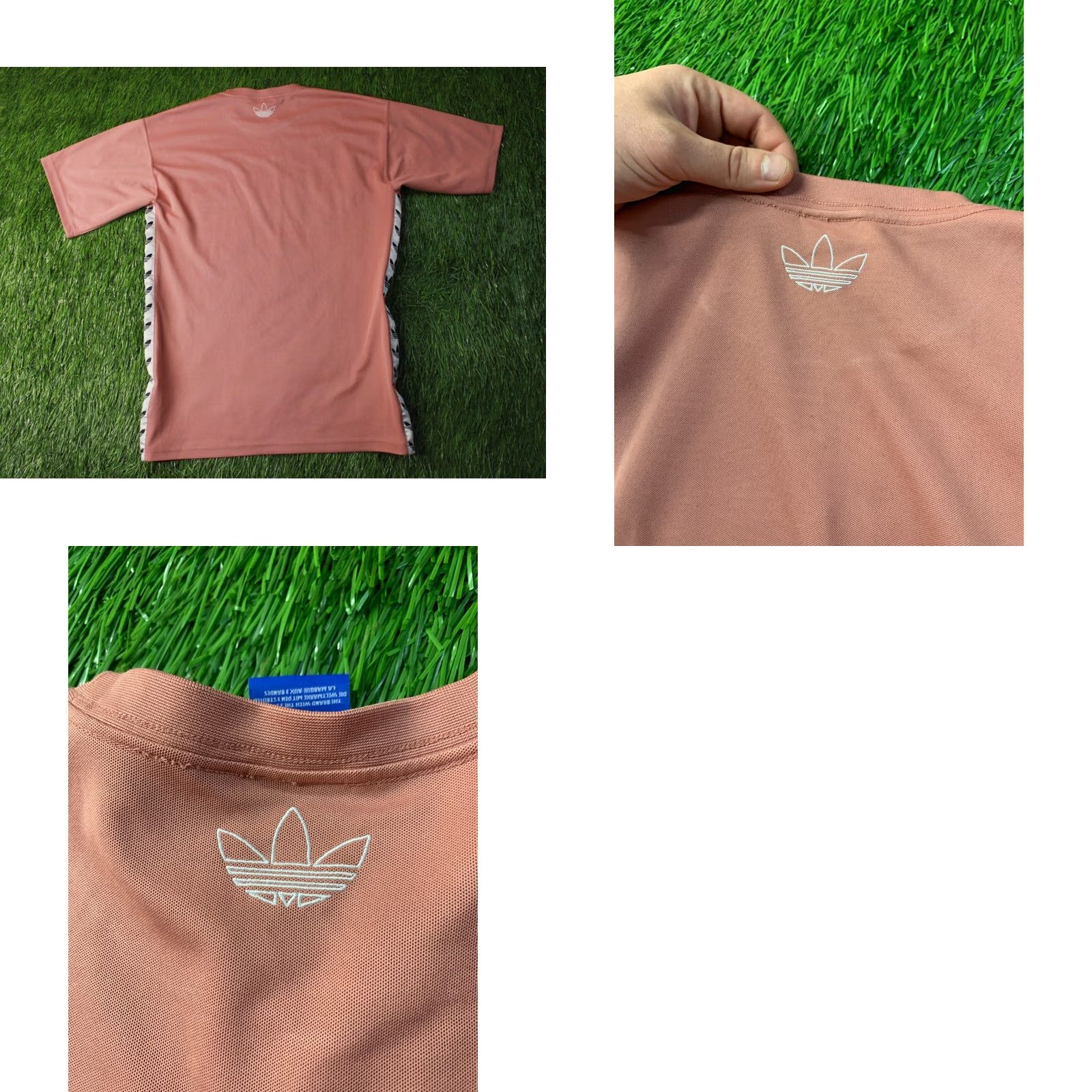 Adidas ADIDAS ORIGINAL 2018 MEN T-SHIRT SHIRT M Peach and White Vintage No Size US M / EU 48-50 / 2 - 9 Thumbnail