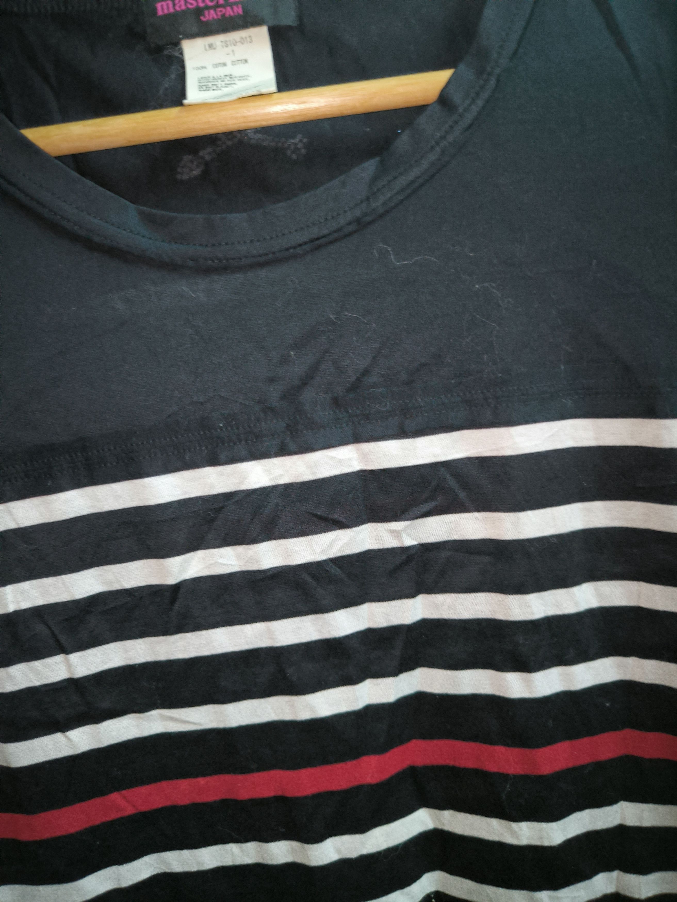 Japanese Brand × Mastermind Production Mastermind Japan Striped Tee Size XS / US 0-2 / IT 36-38 - 19 Thumbnail